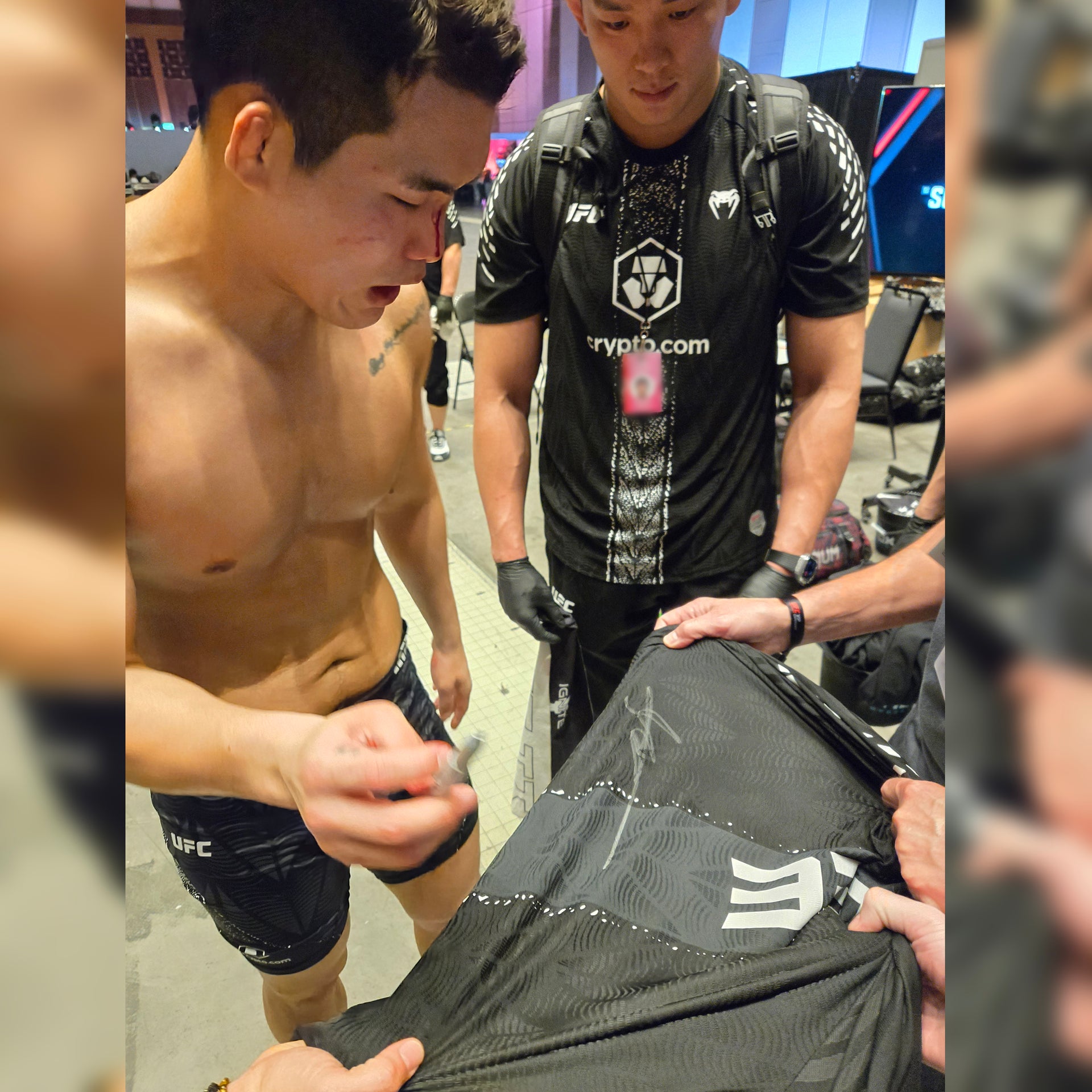 Yi Sak Lee Signed 1-of-1 Fight Worn Jersey UFC Fight Night: Song vs Figueiredo