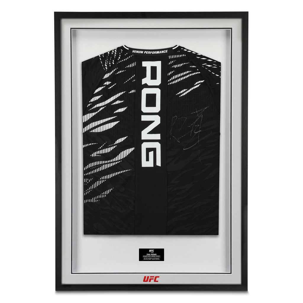 Zhu Rong 1-of-1 Signed Fight Issued Jersey UFC 312: Du Plessis vs Strickland