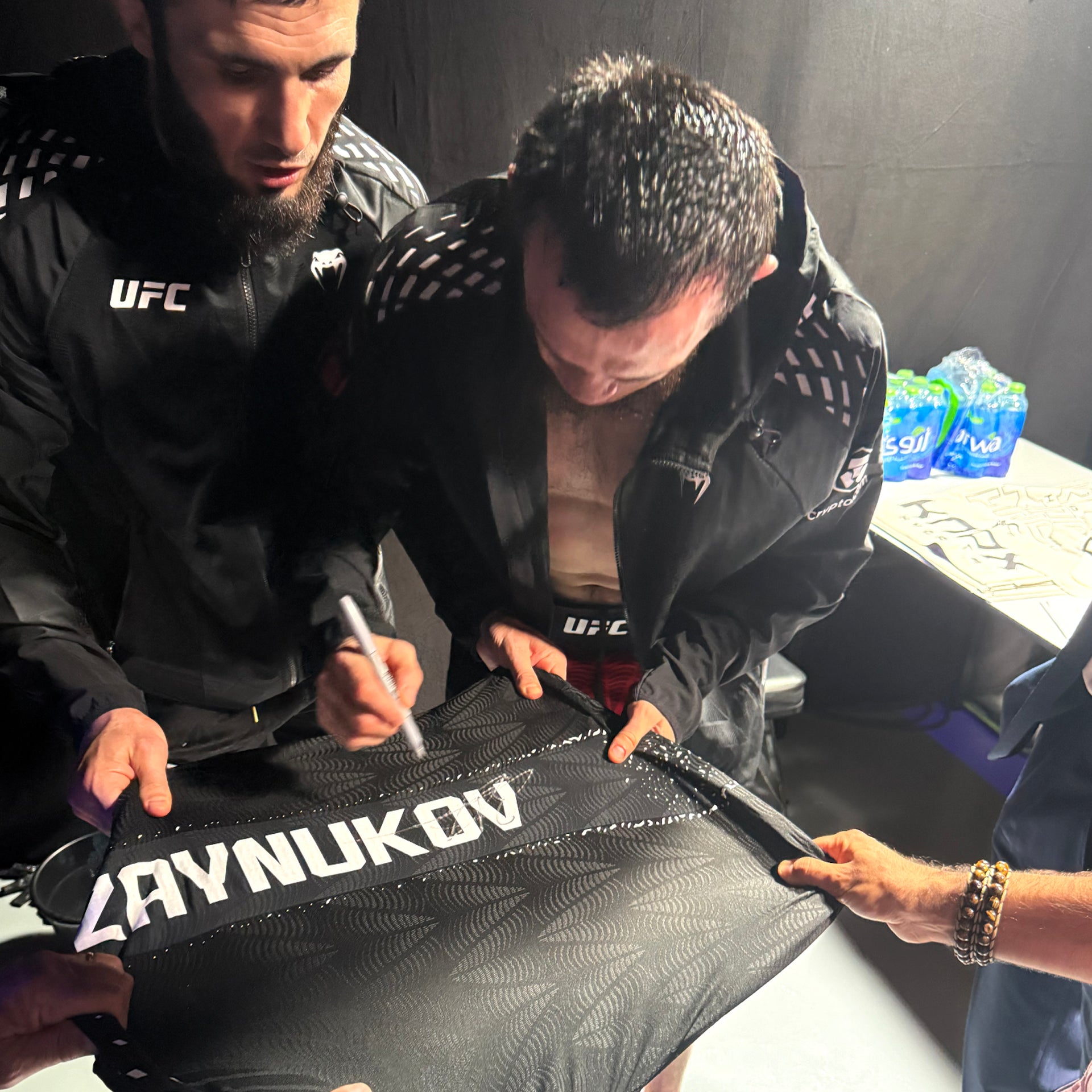 Magomed Zaynukov Signed 1-of-1 Fight Worn Jersey UFC Fight Night: Ankalaev vs Guskov