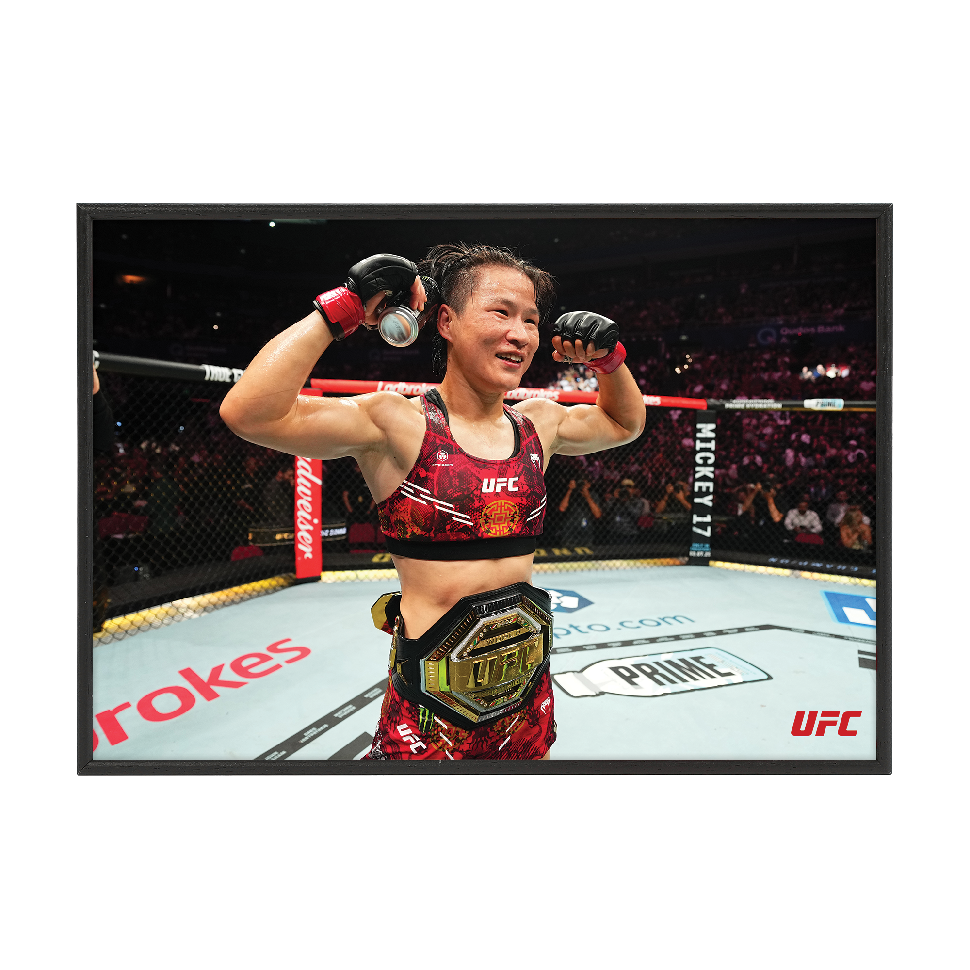 UFC 312: Du Plessis vs Strickland 2 - Zhang Weili Framed Print