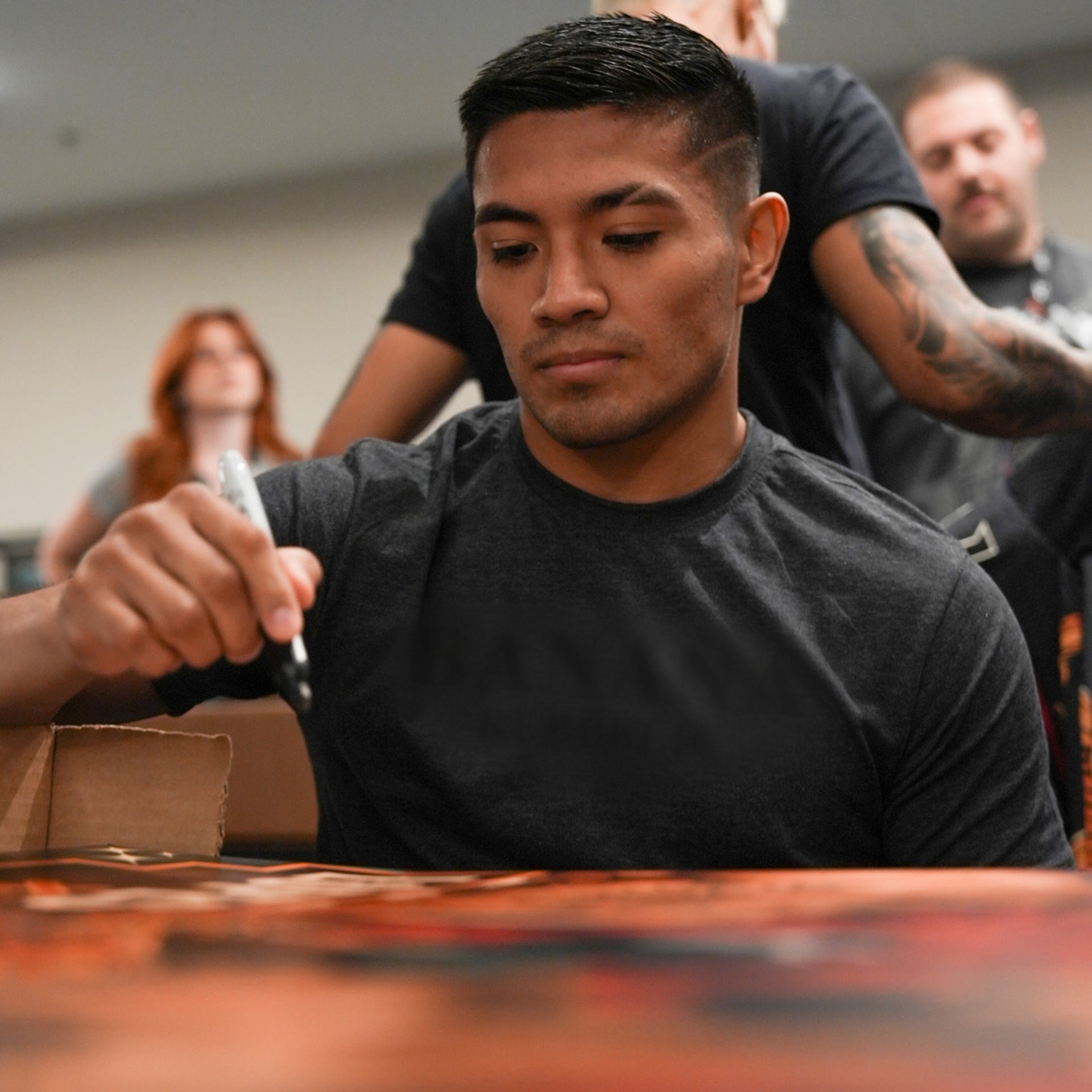 UFC Fight Night: Lopes vs Silva Autographed Event Poster