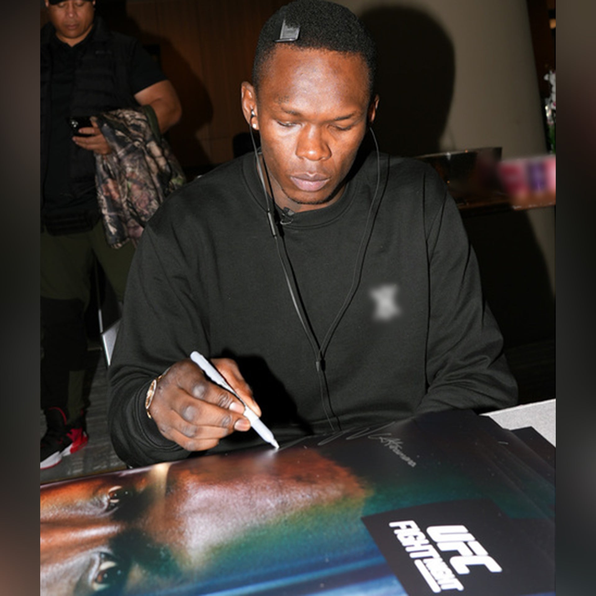 UFC Fight Night: Adesanya vs Pyfer Autographed Event Poster