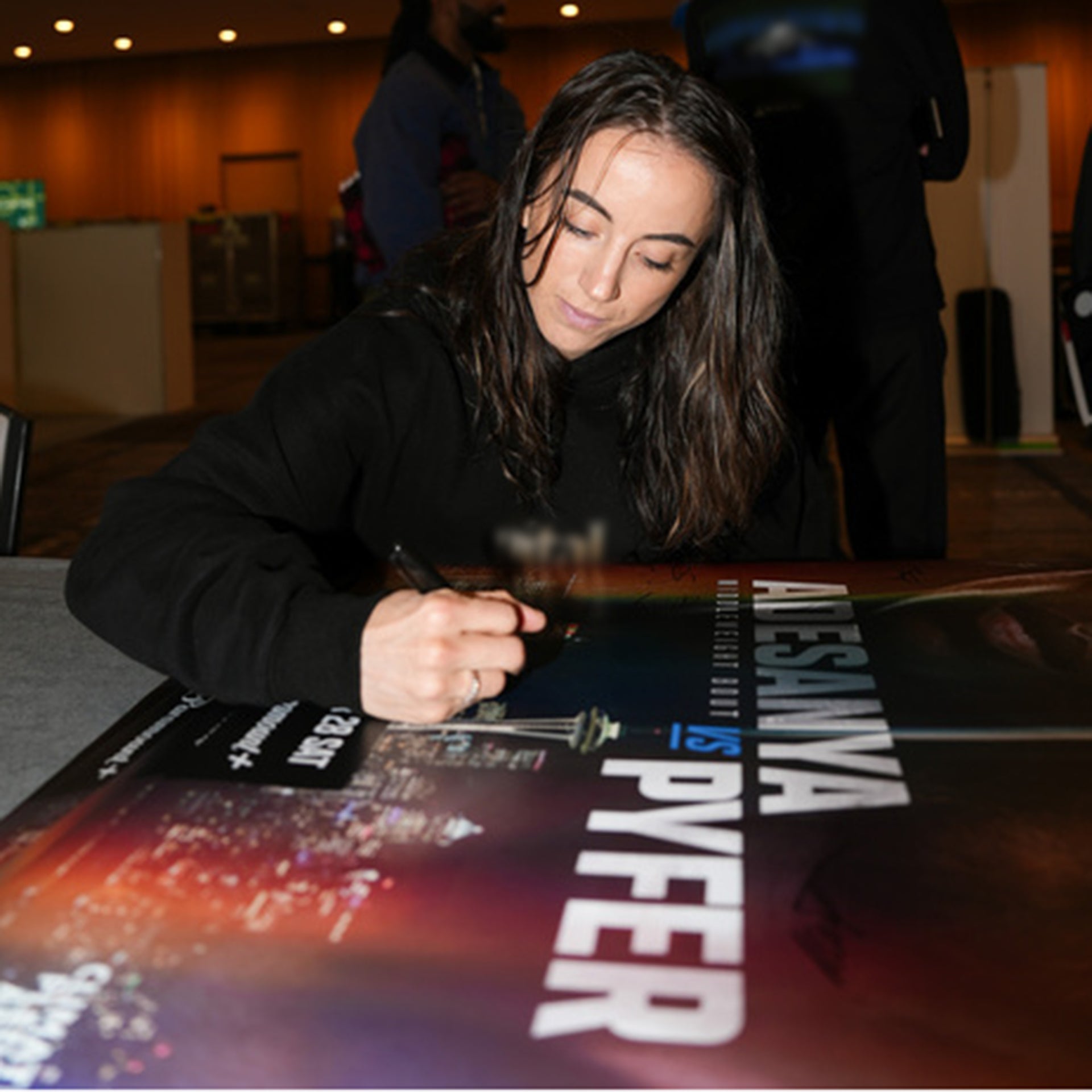 UFC Fight Night: Adesanya vs Pyfer Autographed Event Poster