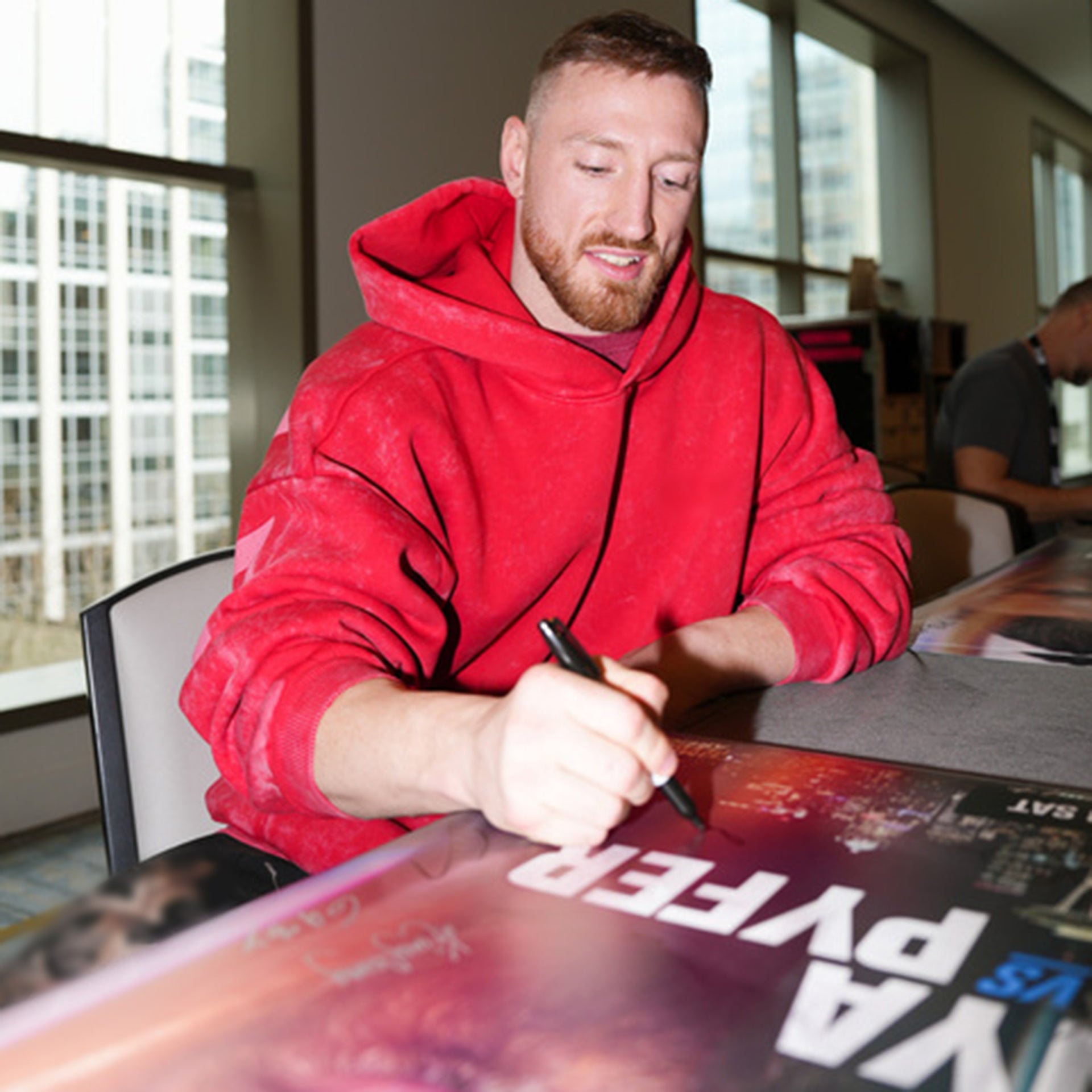 UFC Fight Night: Adesanya vs Pyfer Autographed Event Poster