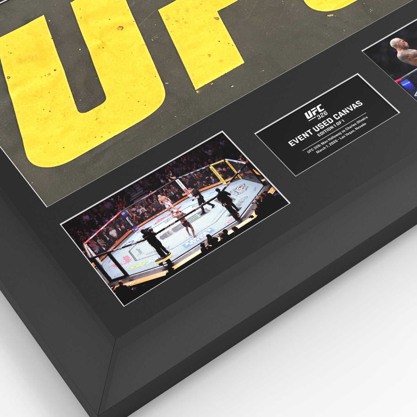 UFC 326: Holloway vs Oliveira 2 Logo Canvas