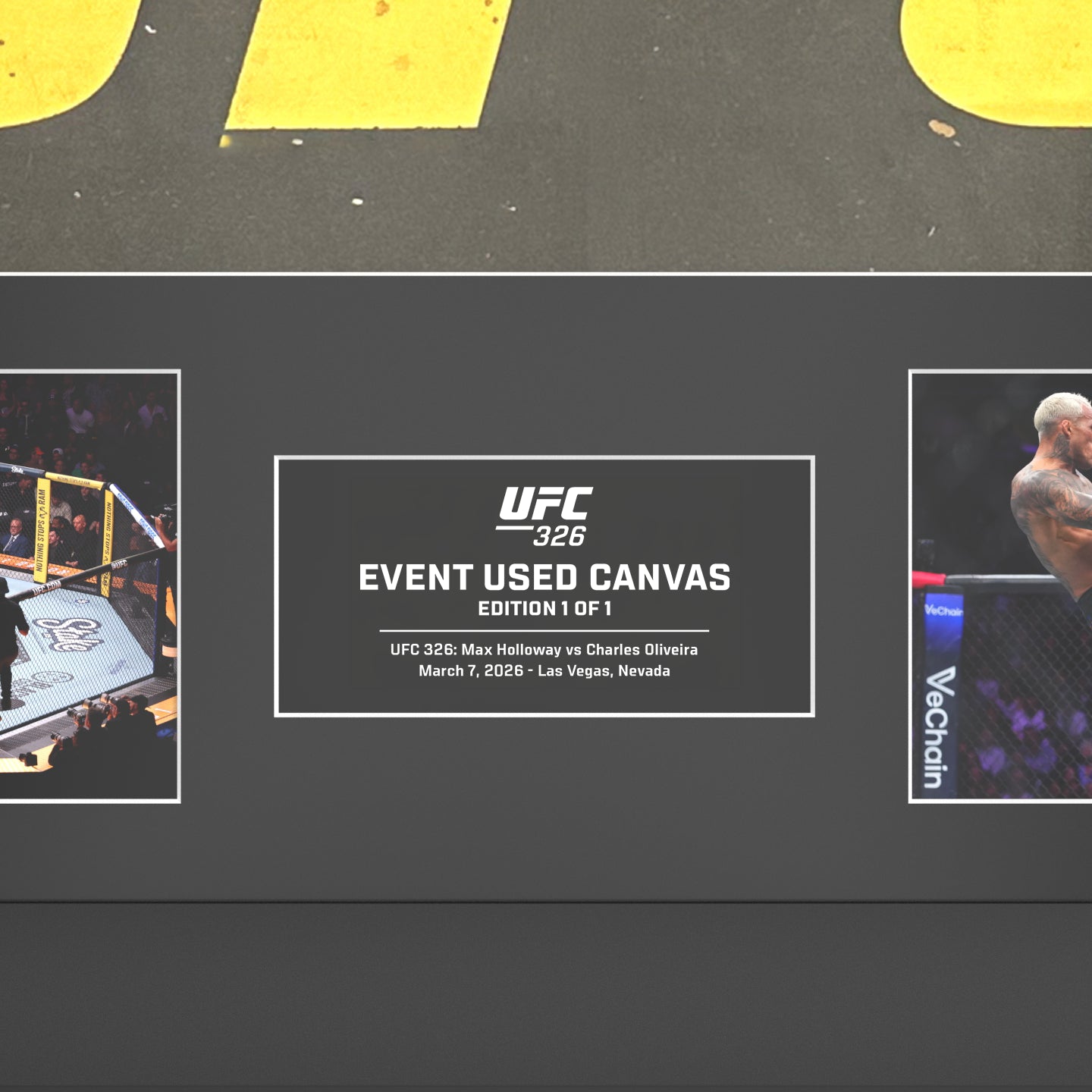 UFC 326: Holloway vs Oliveira 2 Logo Canvas