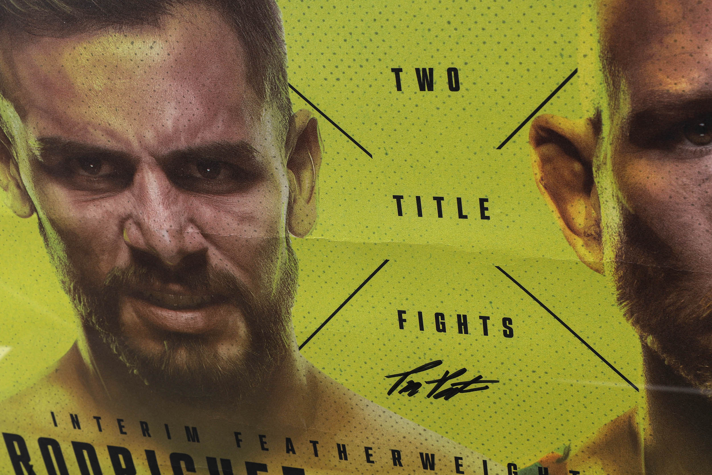 UFC 284: Makhachev vs Volkanovski Autographed Event Poster
