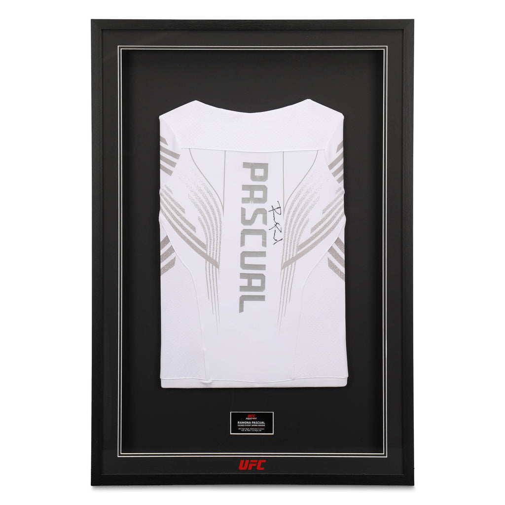 Framed Ramona Pascual Signed Fight Issued Hoodie UFC Fight Night: Makhachev vs Green
