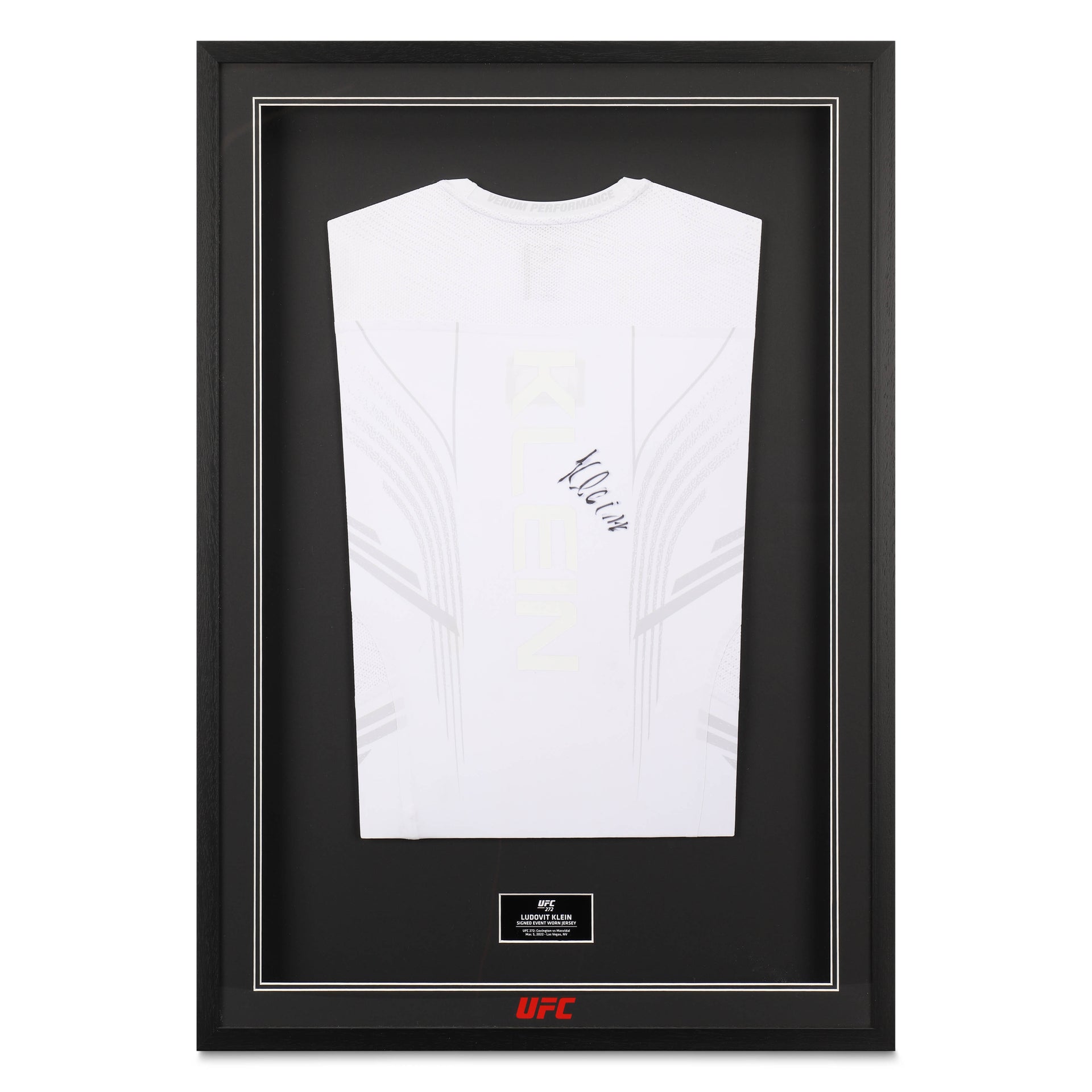 Official Ludovit Klein signed event worn jersey