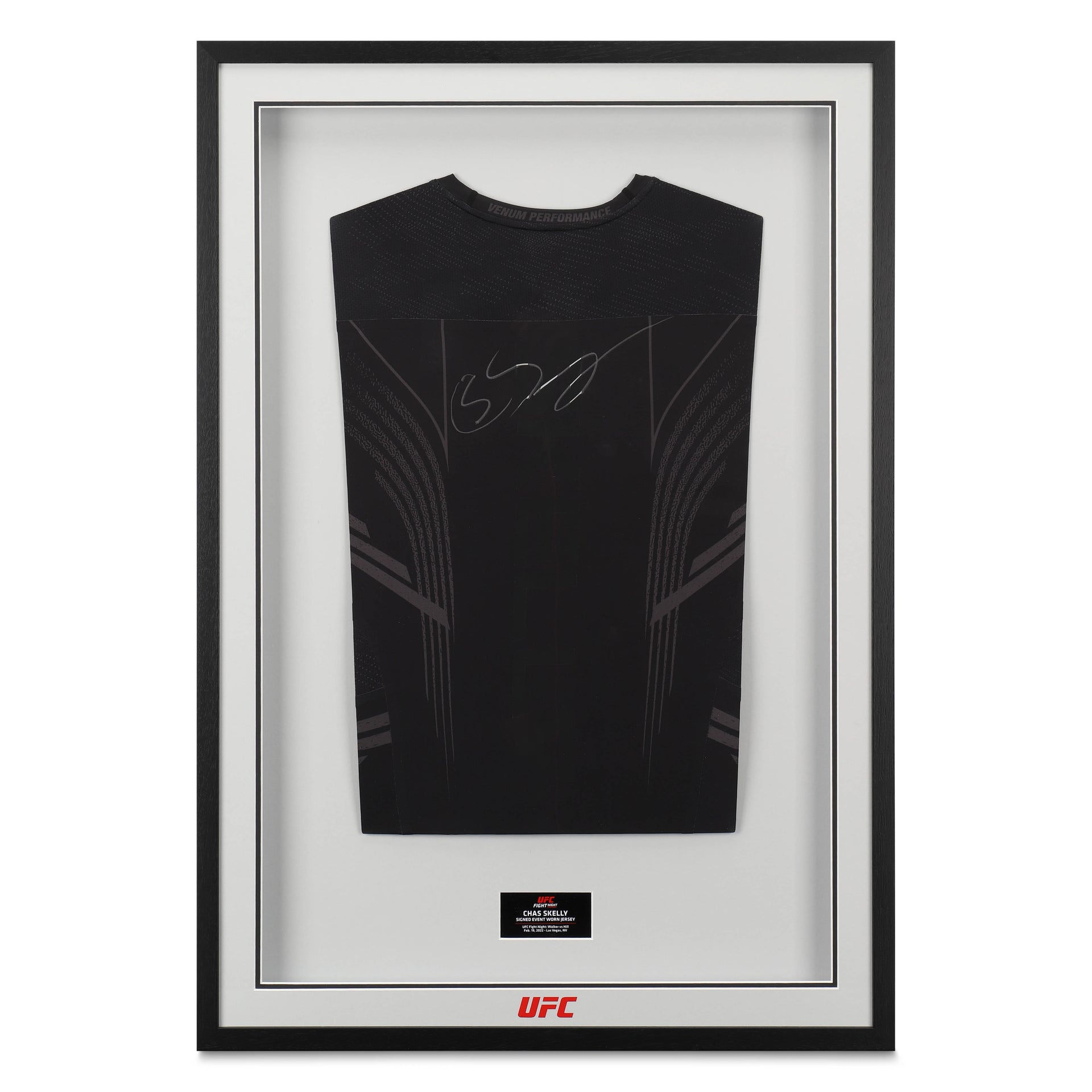 Chas Skelly Signed Fight Issued Jersey UFC Fight Night: Walker vs Hill