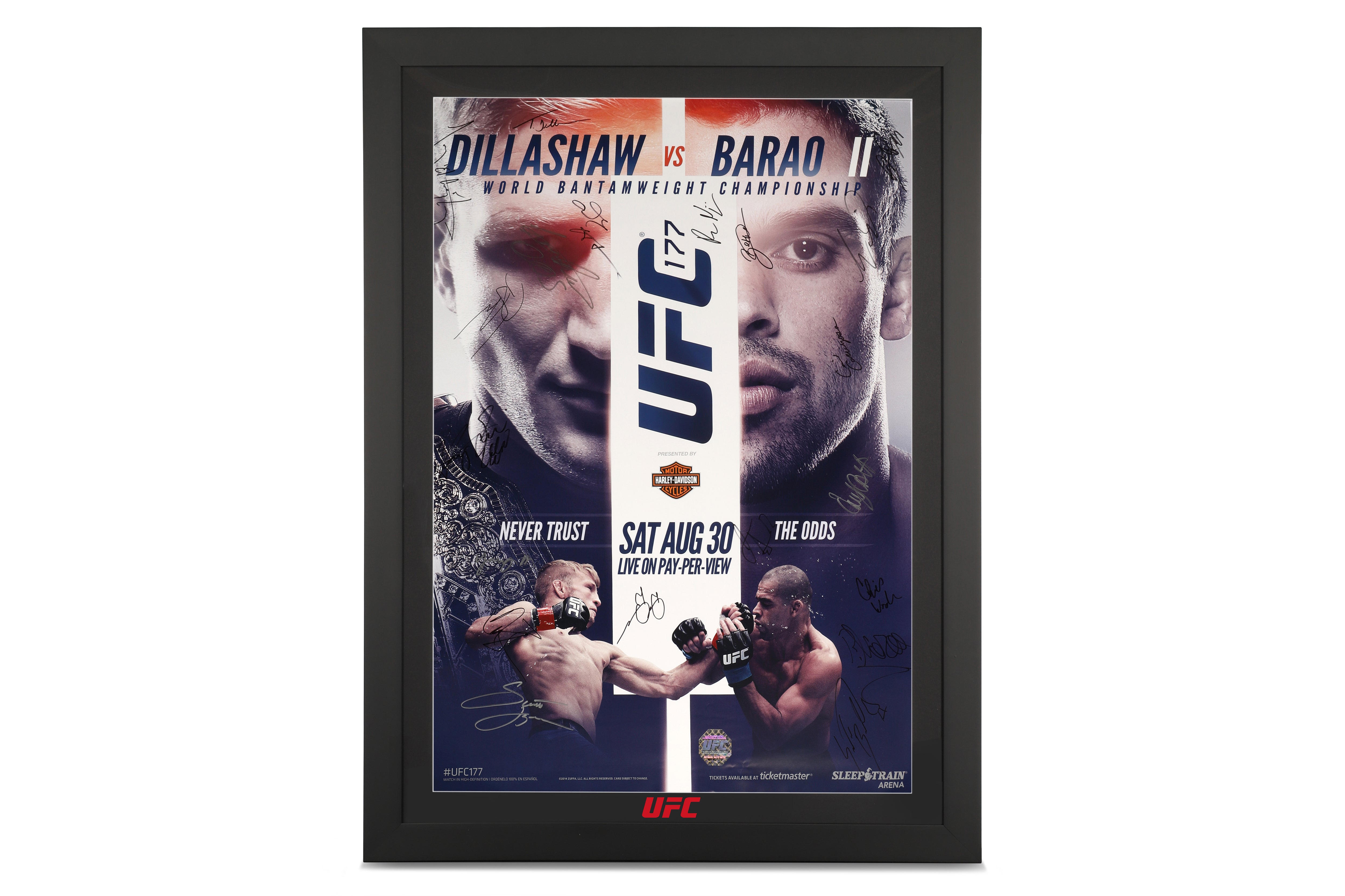 UFC Signed Poster