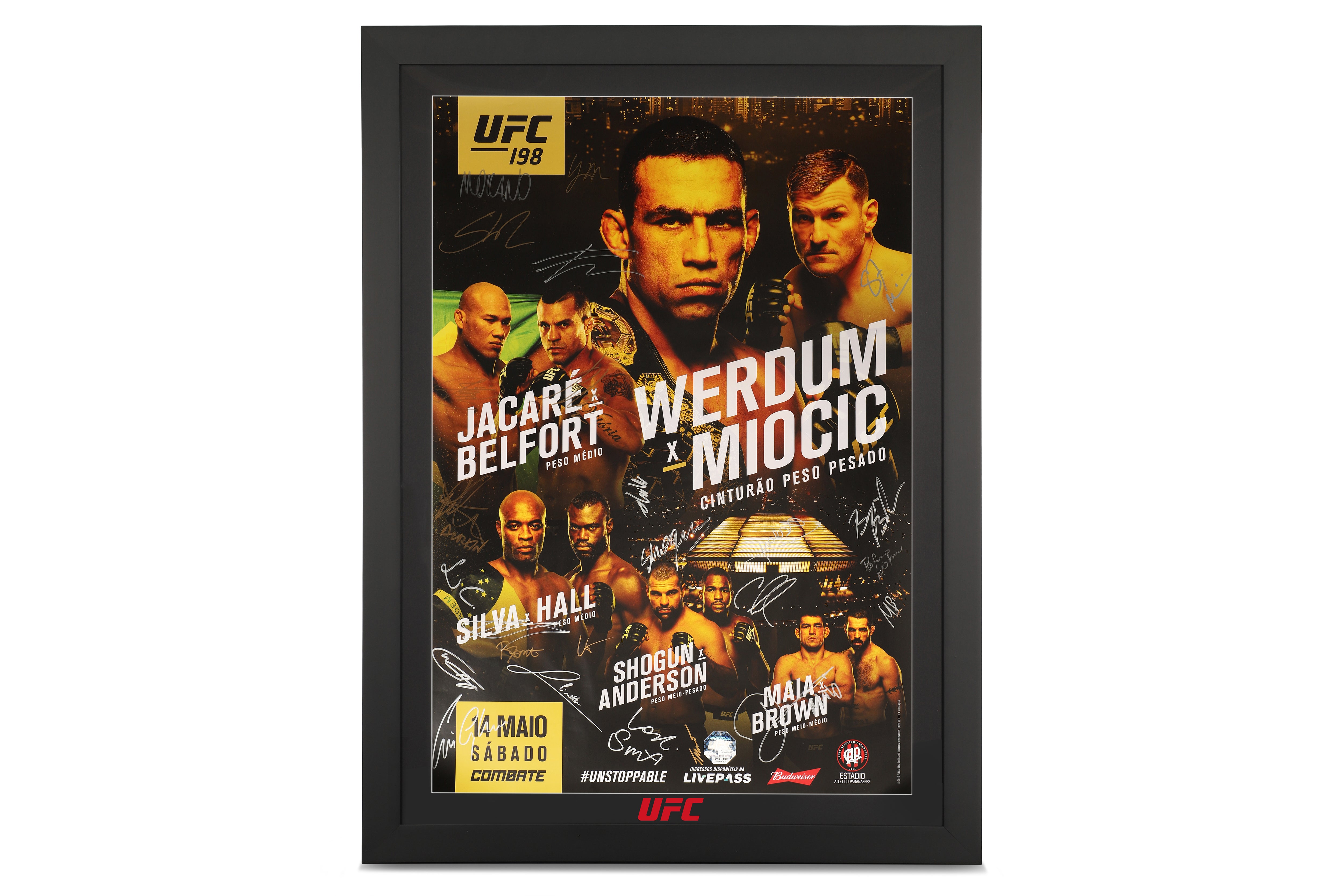 UFC 198 Signed Memorabilia