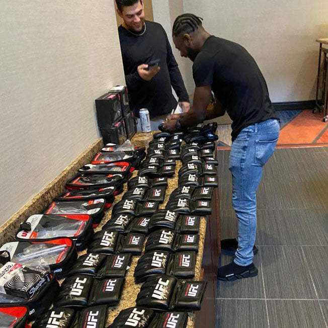 Aljamain Sterling Signed Official UFC Gloves