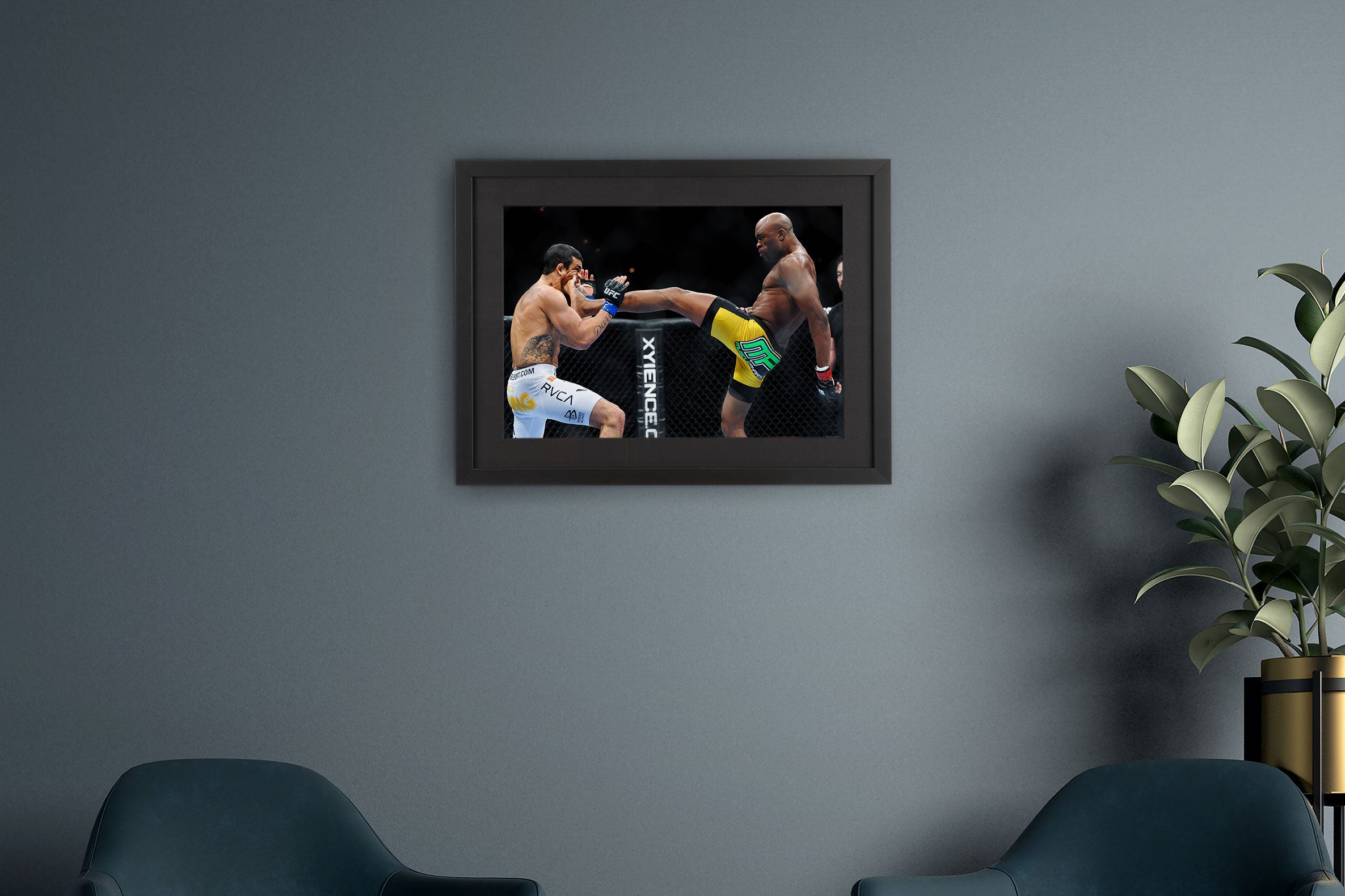 Anderson Silva Framed Print – UFC 126: Silva vs Belfort