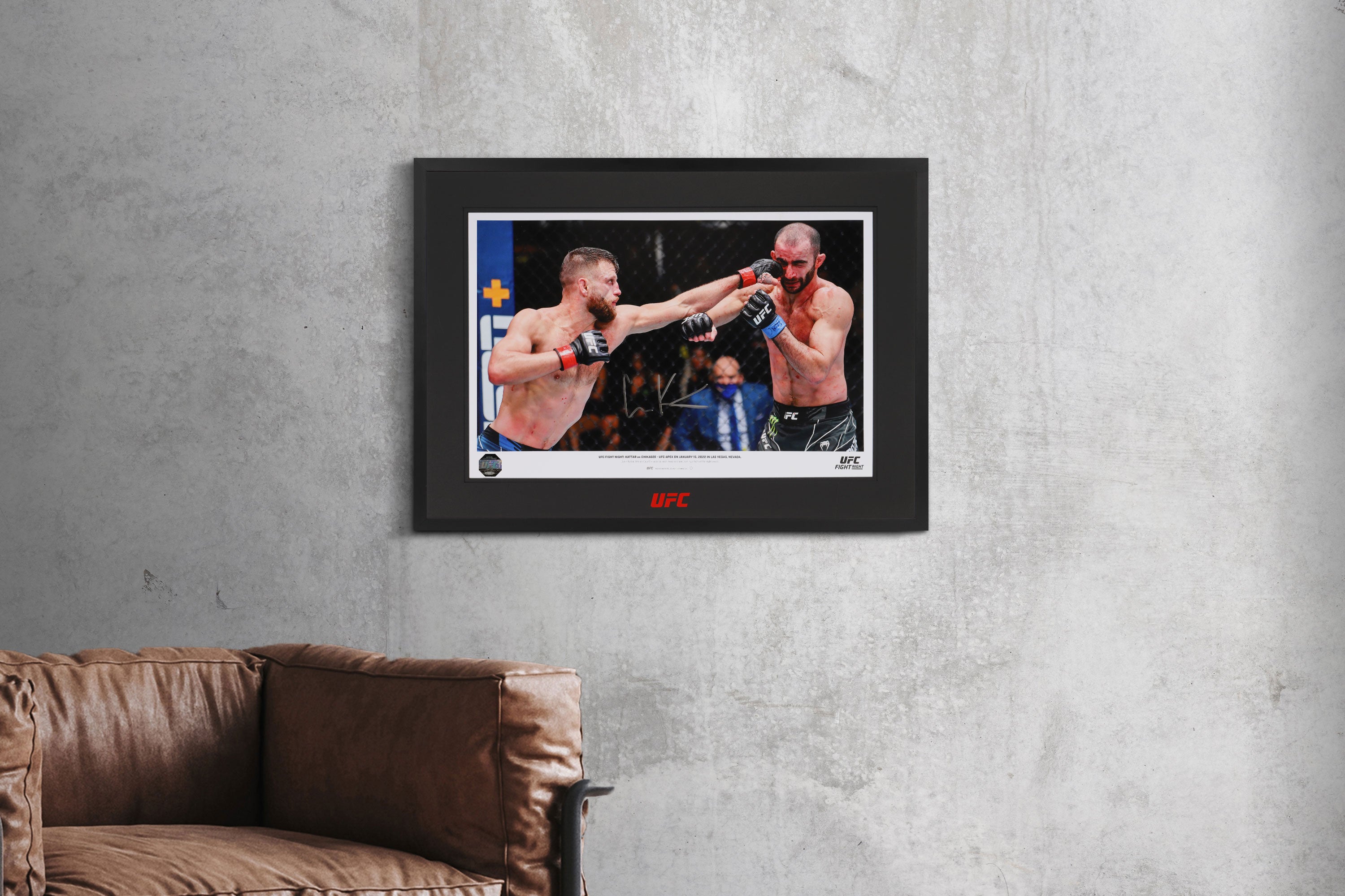 Calvin Kattar Signed Photo UFC Fight Night: Kattar vs Chikadze