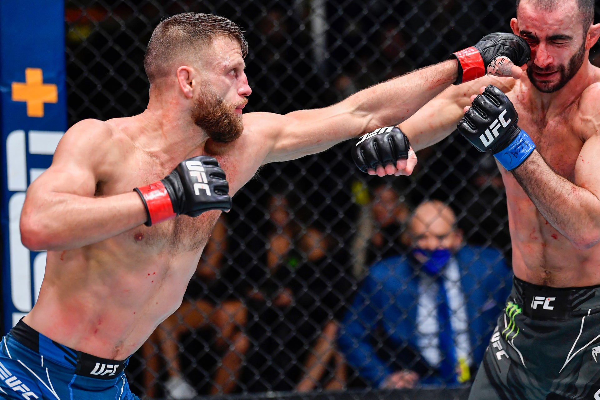 Calvin Kattar Signed Official UFC Gloves