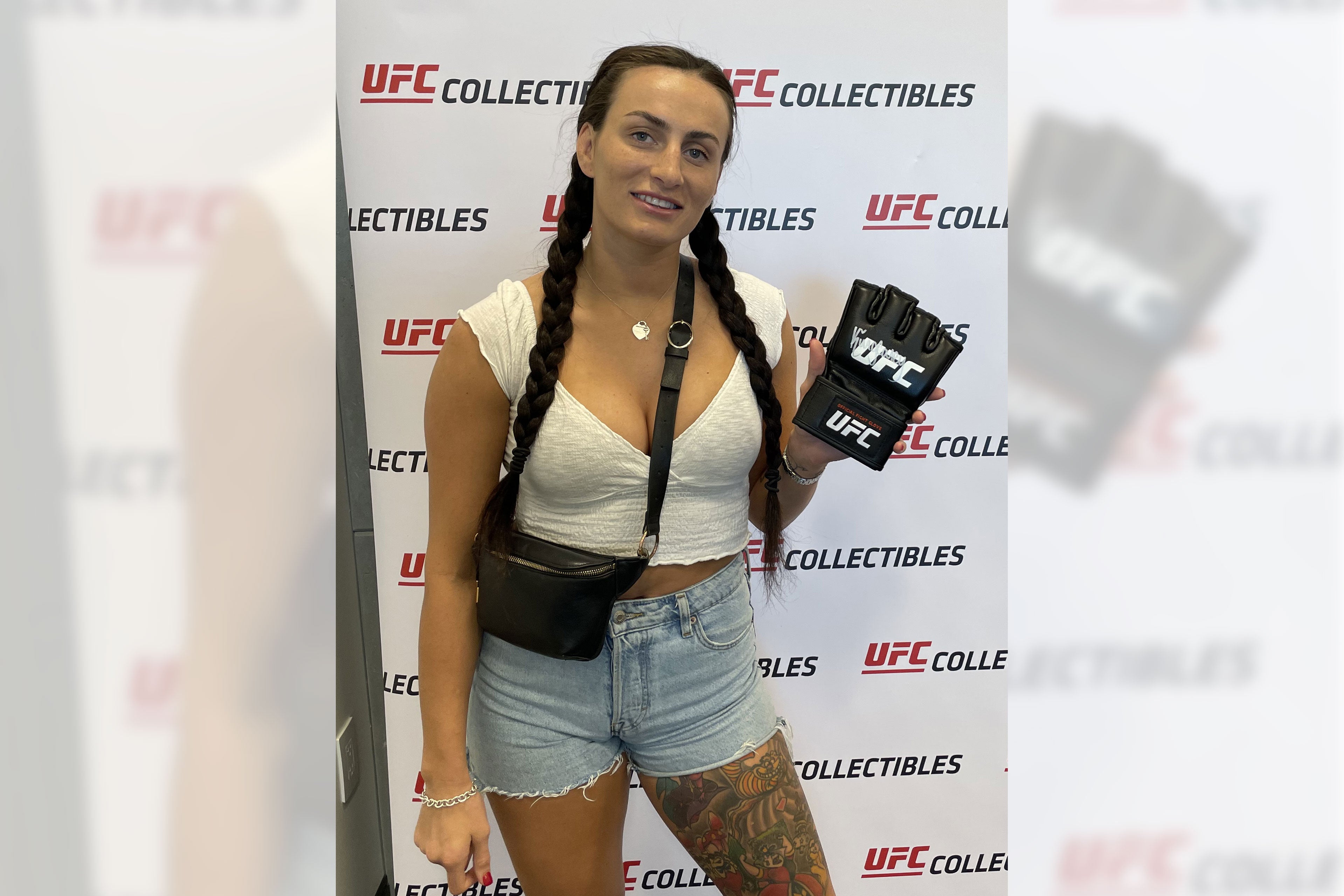 Casey O’Neill Signed Official UFC Gloves