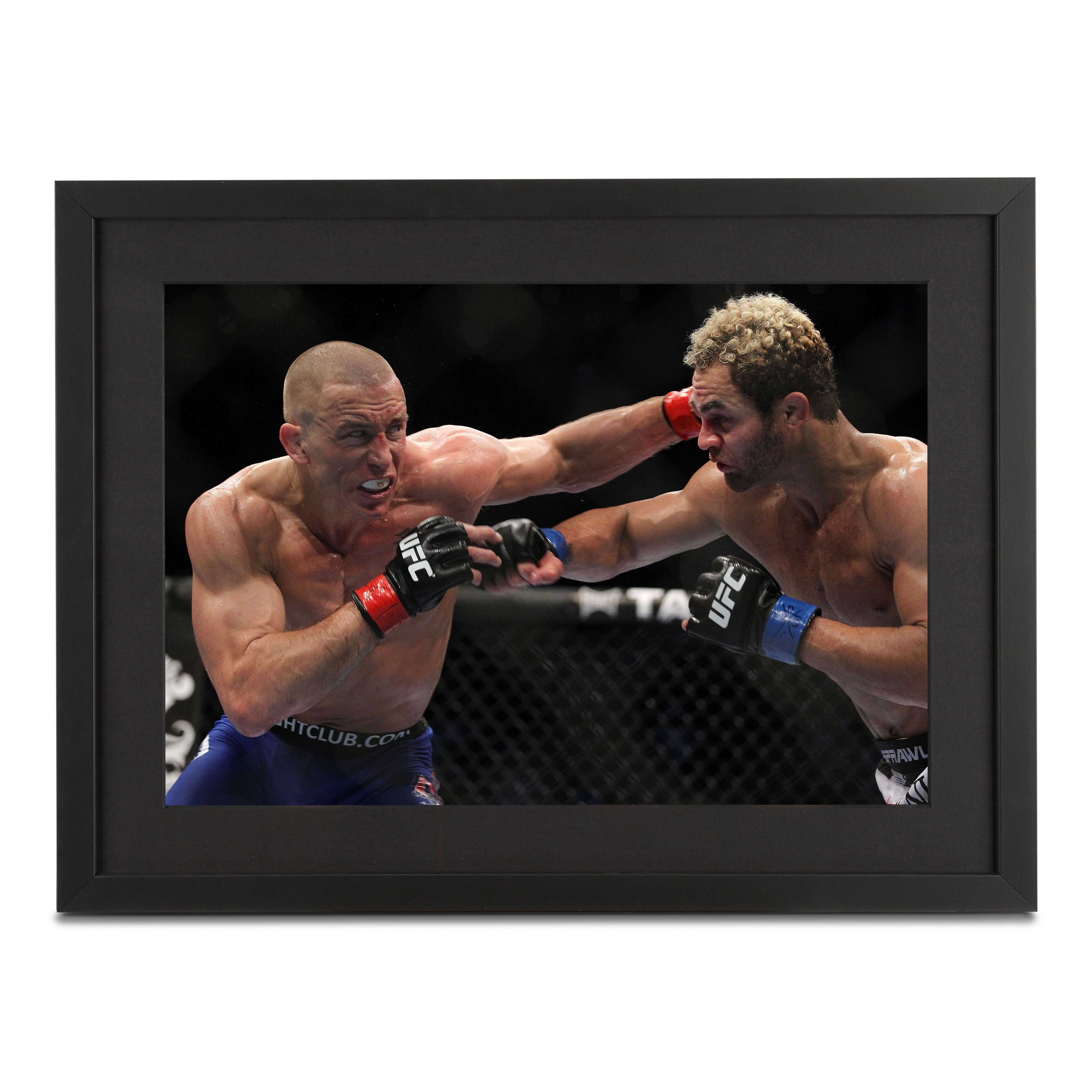 George St-Pierre Framed Photo – UFC 124: St-Pierre vs Koscheck