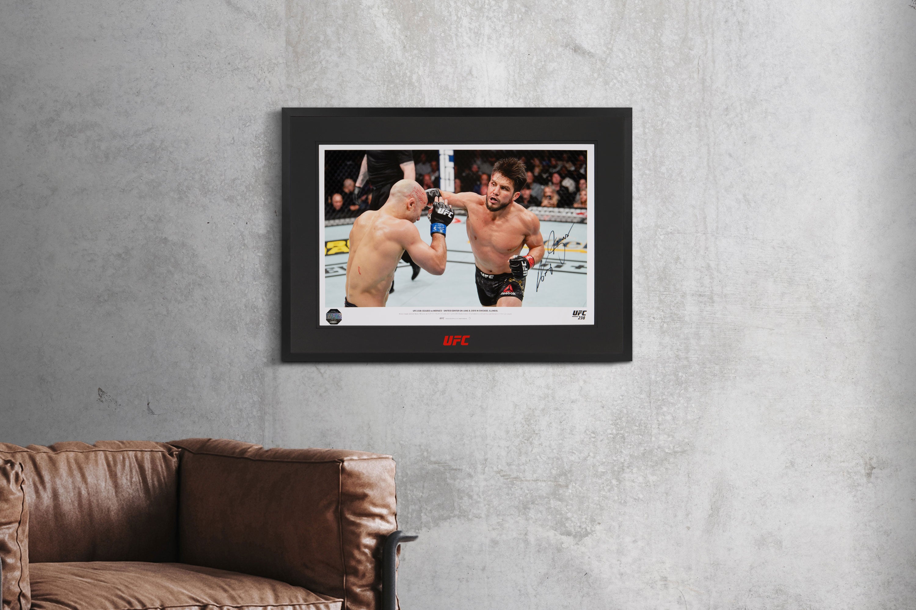 Henry Cejudo Framed Signed Photo UFC 238