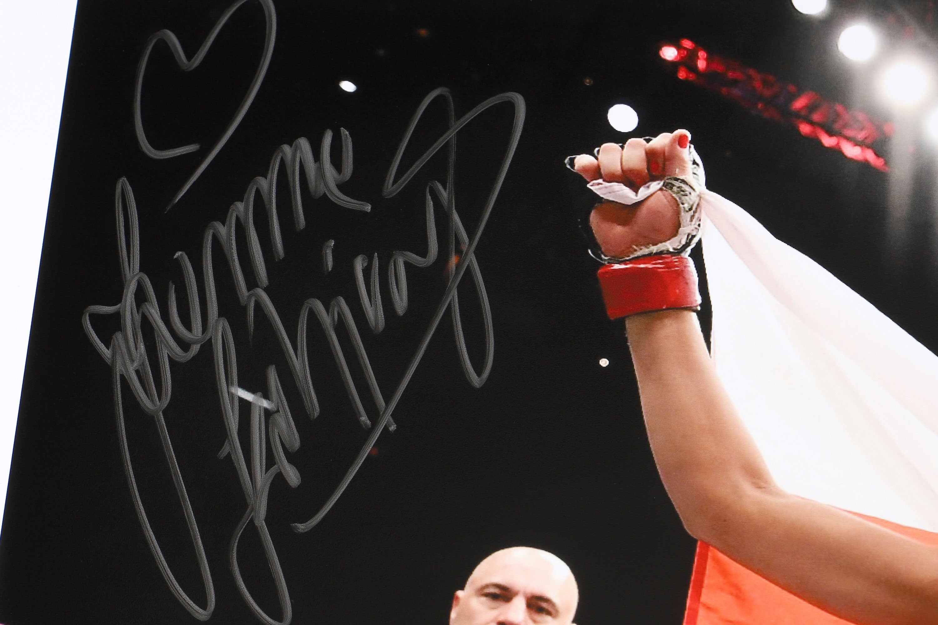Joanna Jedrzejczyk Framed Signed Photo UFC 205