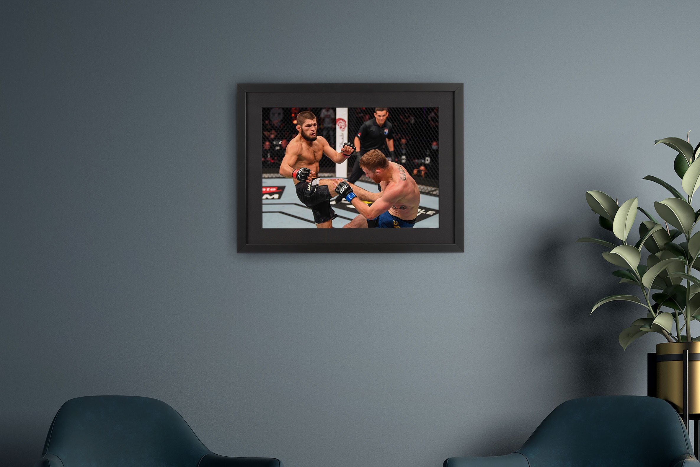 Khabib Framed Photo - UFC 254: Khabib vs Gaethje