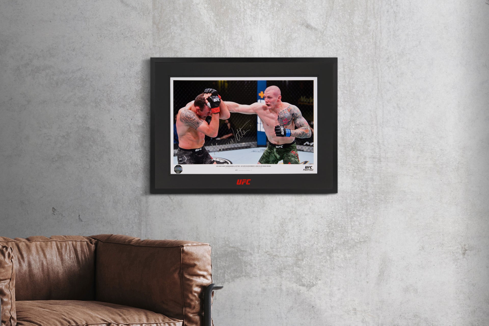 Marvin Vettori Signed Photo UFC Fight Night: Hermansson vs Vettori