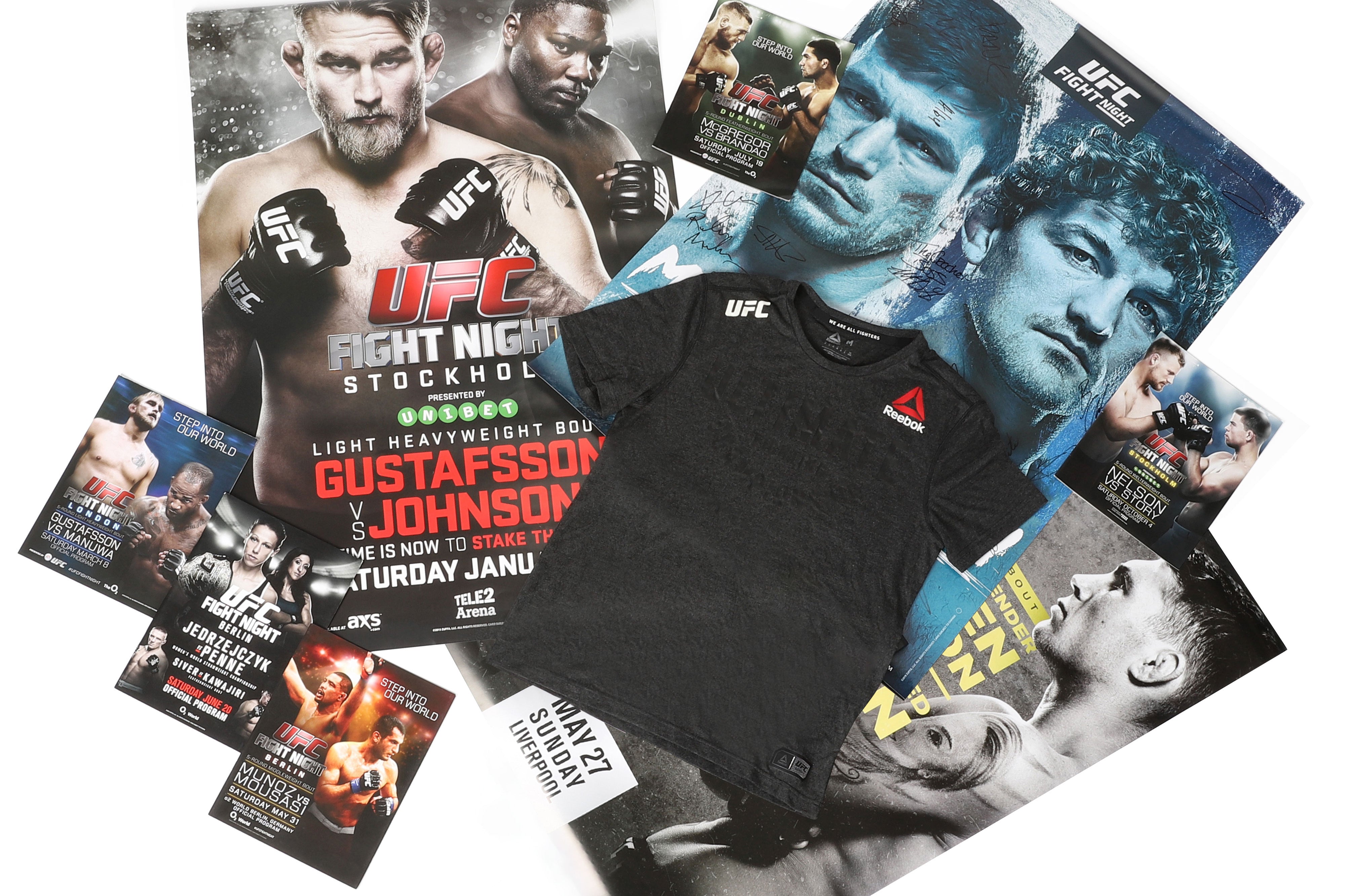 UFC Collectibles Mystery Autographed Poster Bundle Box