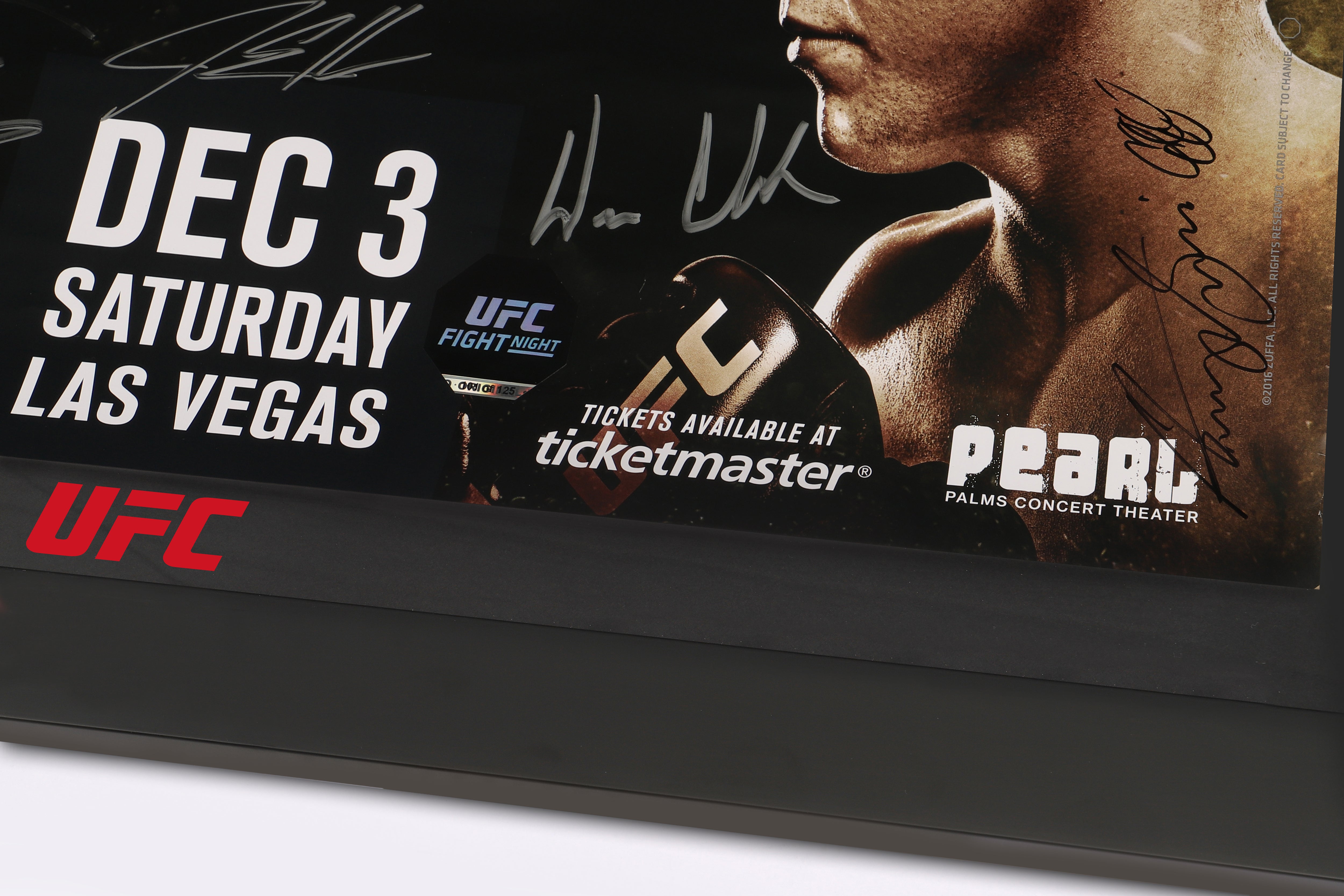 TUF 24: Tournament of Champions Autographed Event Poster
