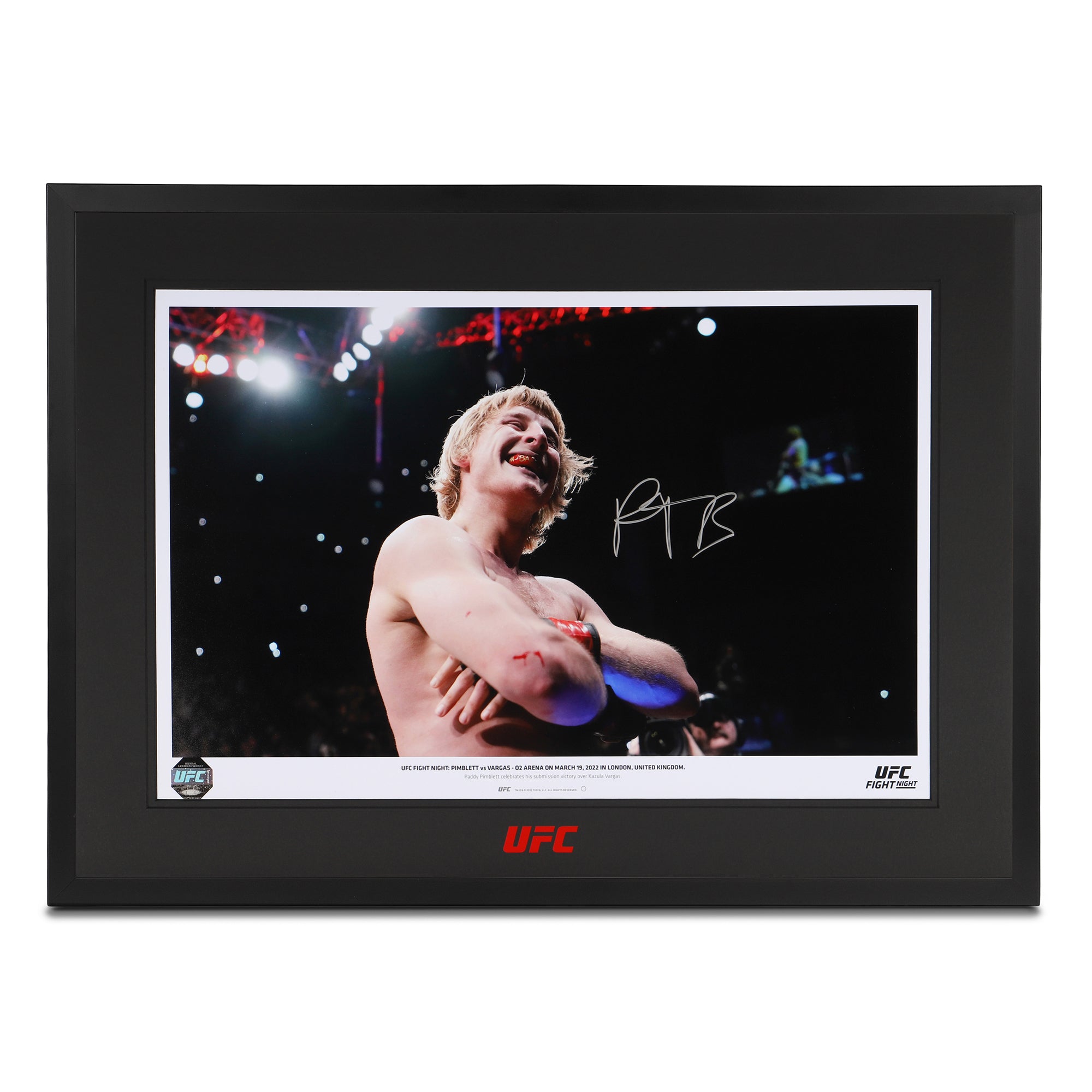 Official Paddy Pimblett signed photo