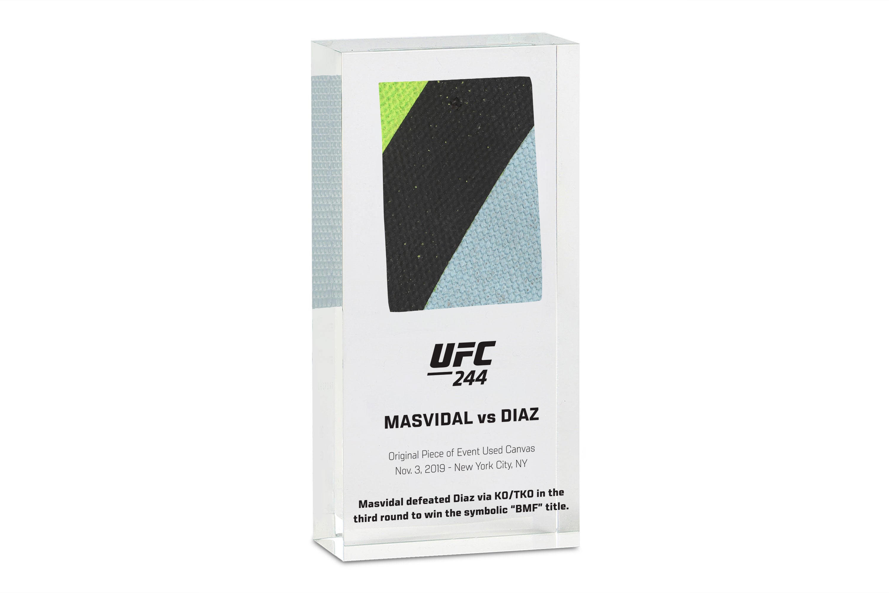 UFC 244: Masvidal vs Diaz Canvas in Acrylic