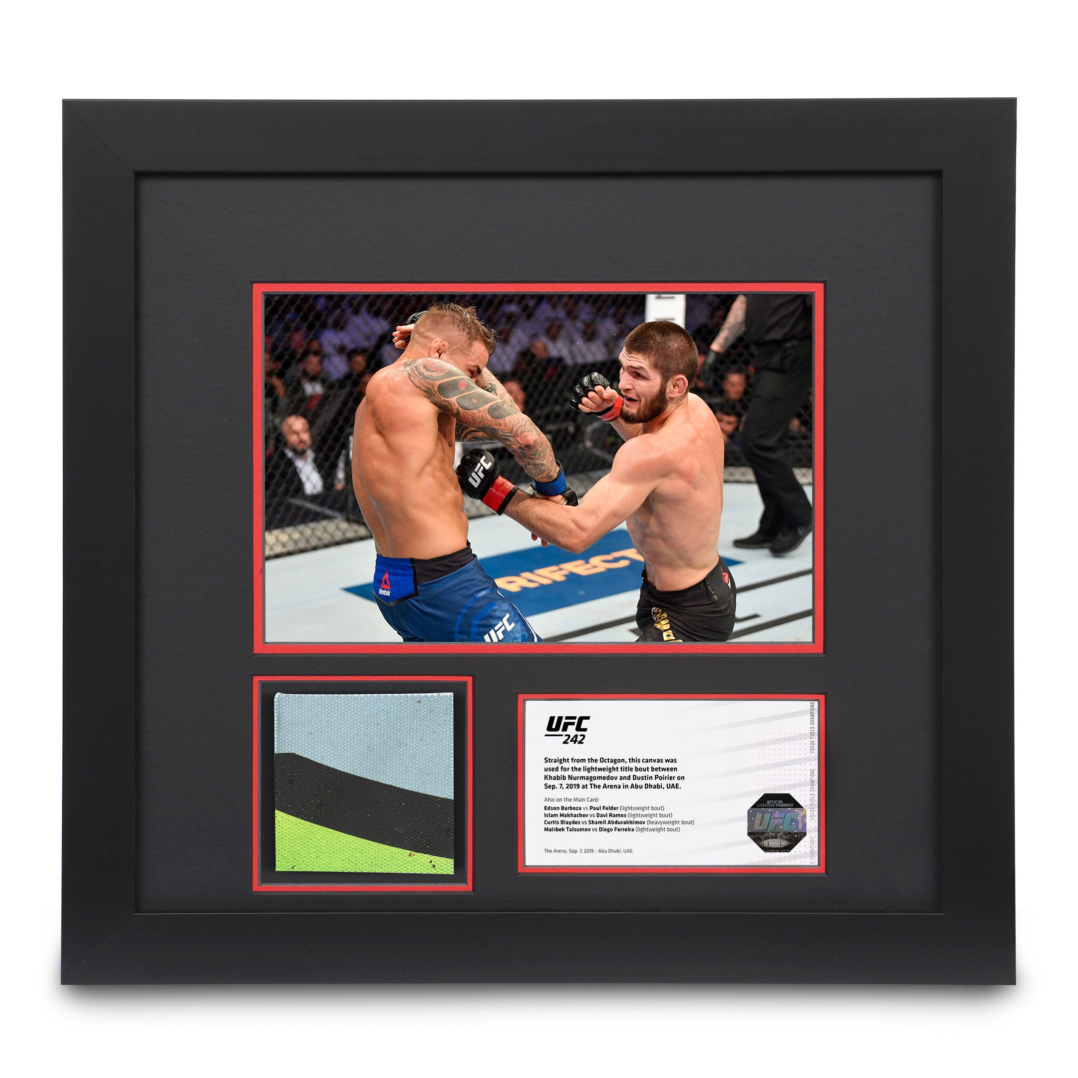 Khabib vs Poirier canvas & photo