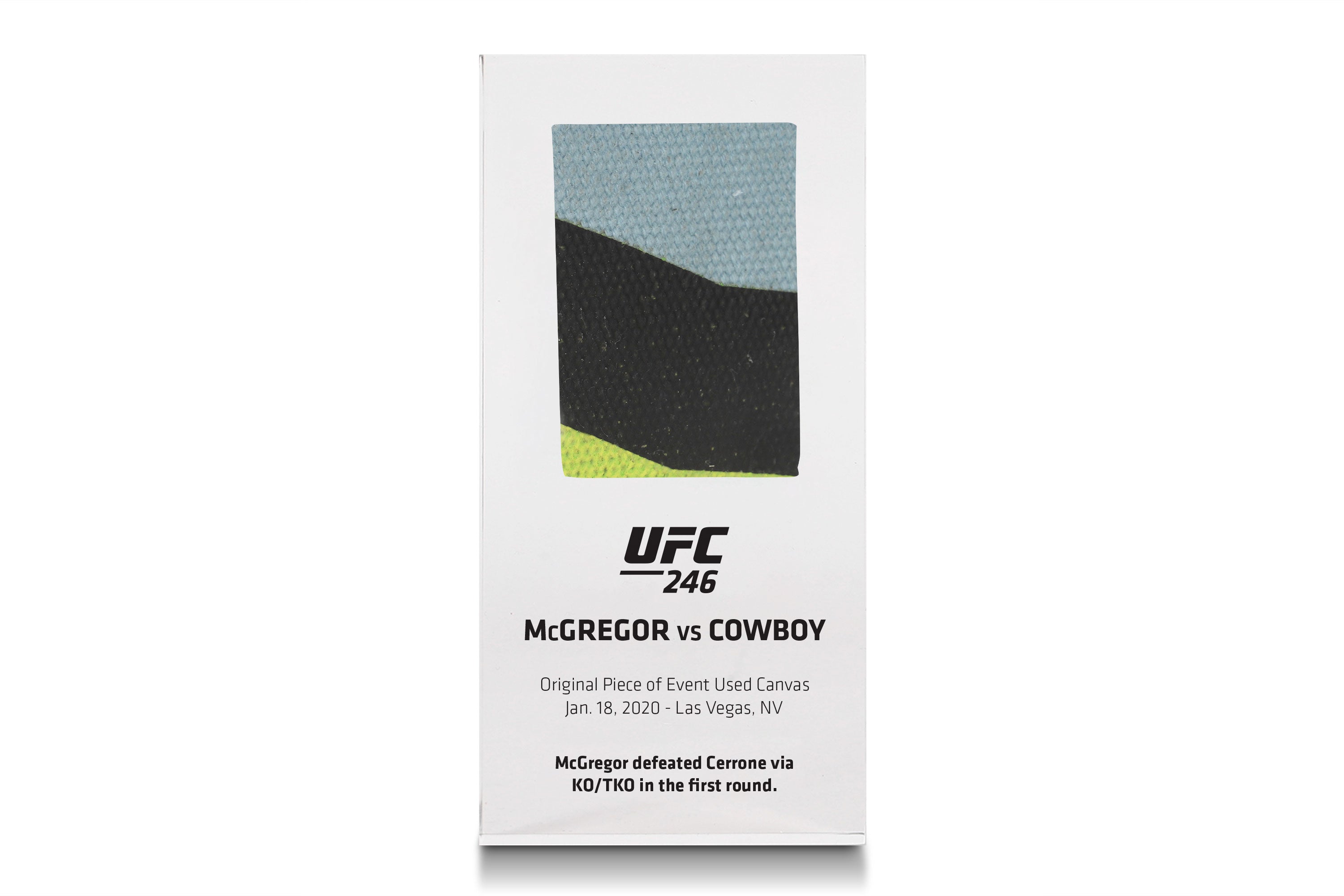 UFC 246: McGregor vs Cowboy Canvas In Acrylic