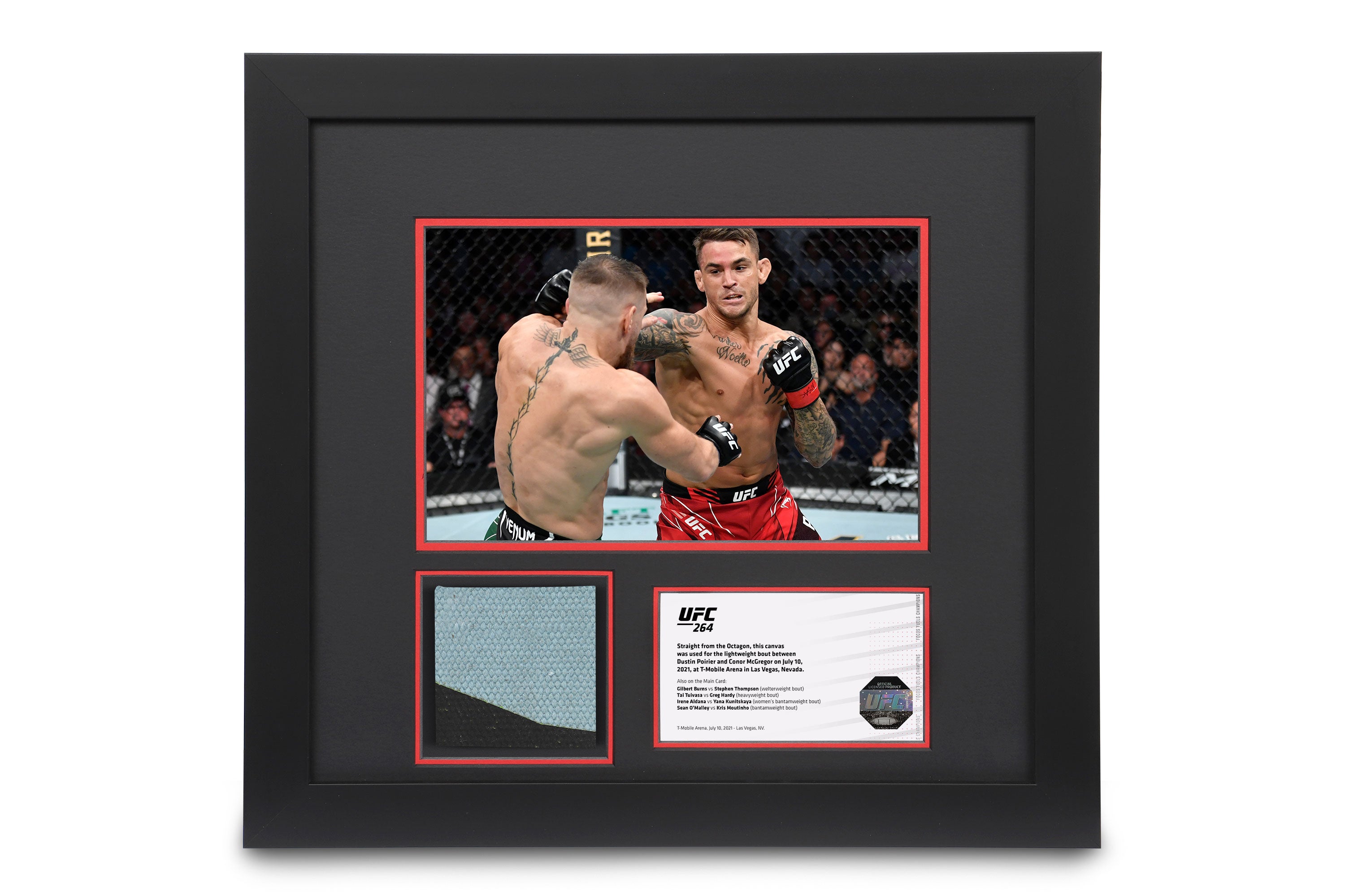 UFC 264: Poirier vs McGregor 3 Canvas & Photo - Poirier Punches