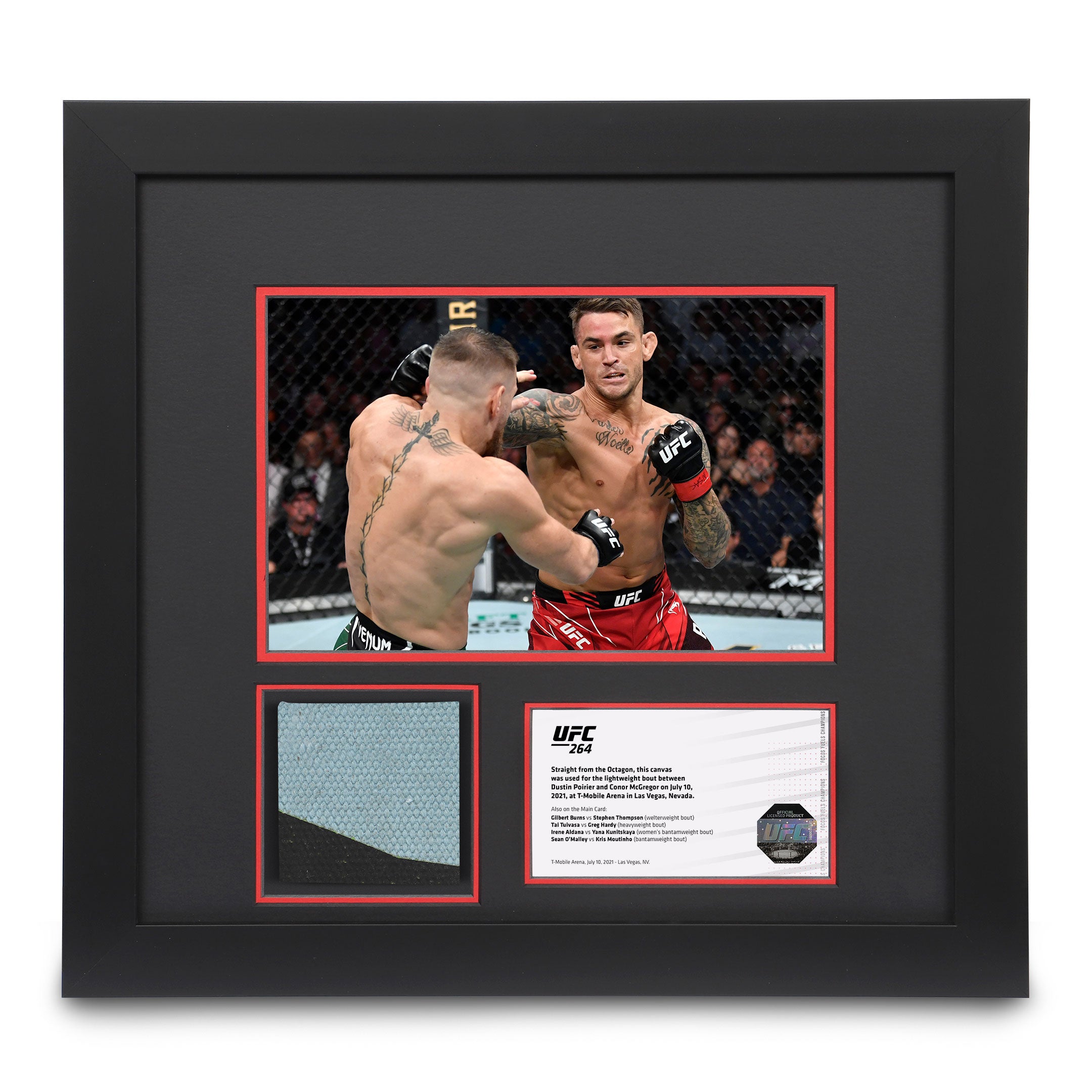 UFC 264: Poirier vs McGregor 3 Canvas & Photo - Poirier Punches