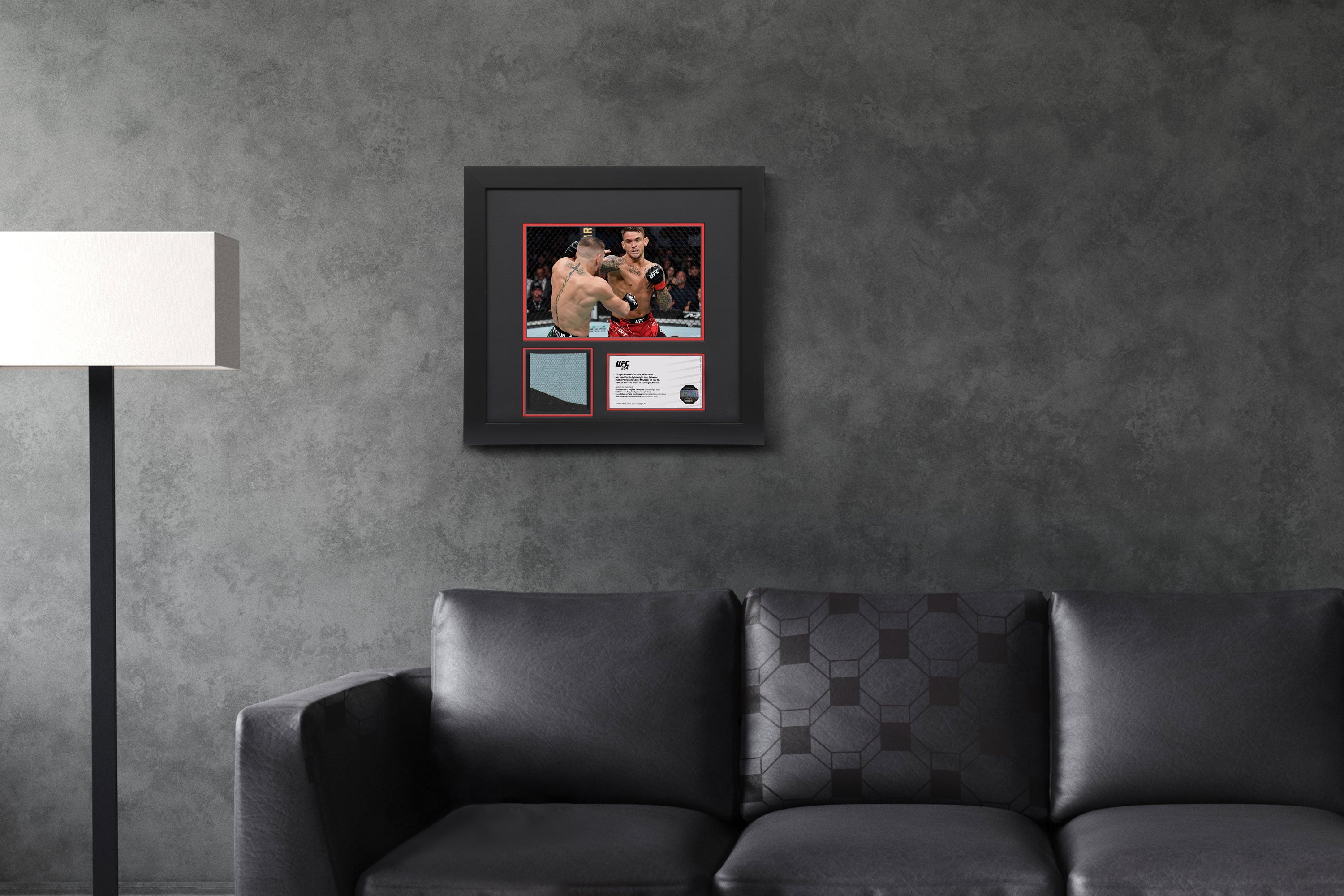 UFC 264: Poirier vs McGregor 3 Canvas & Photo - Poirier Punches