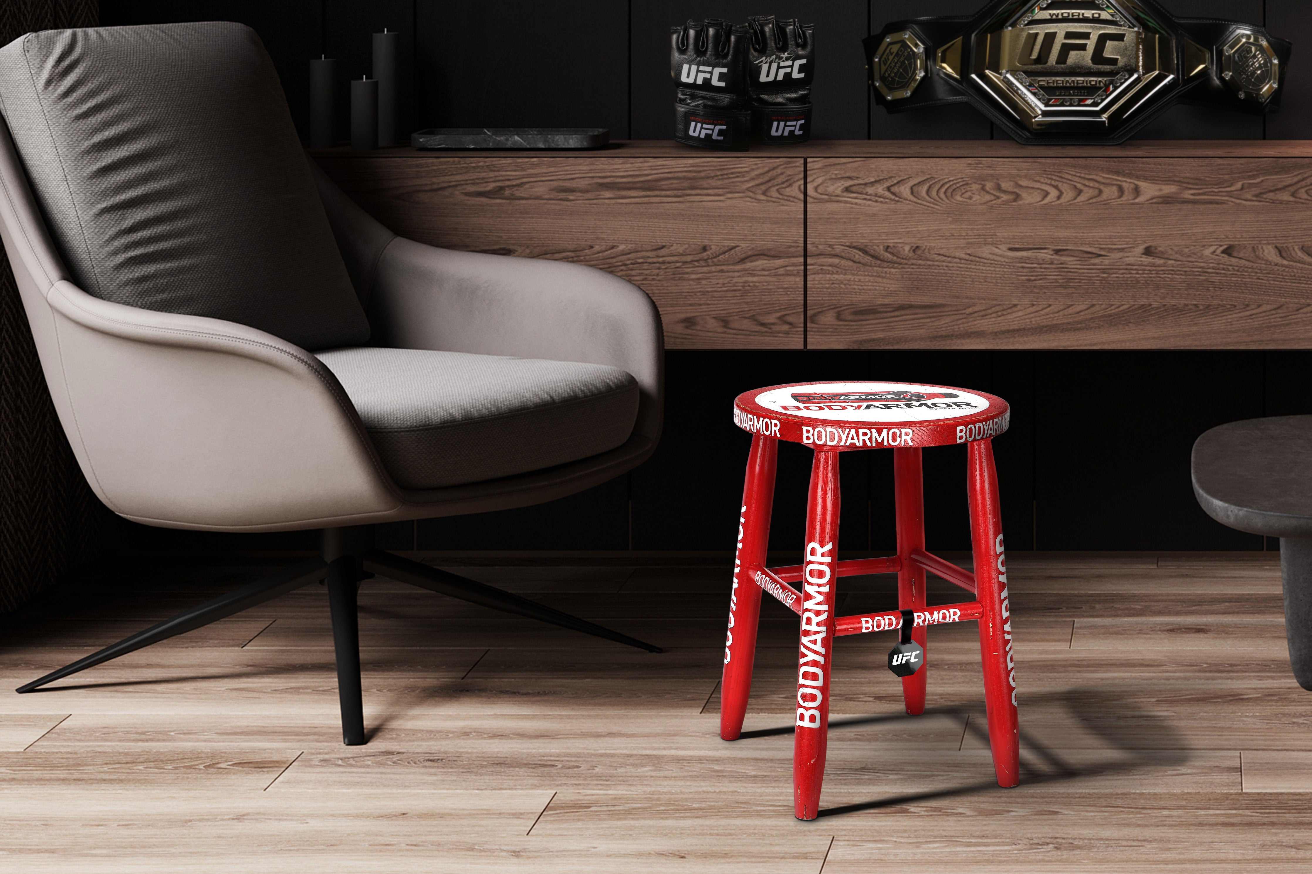UFC Collectibles red corner stool