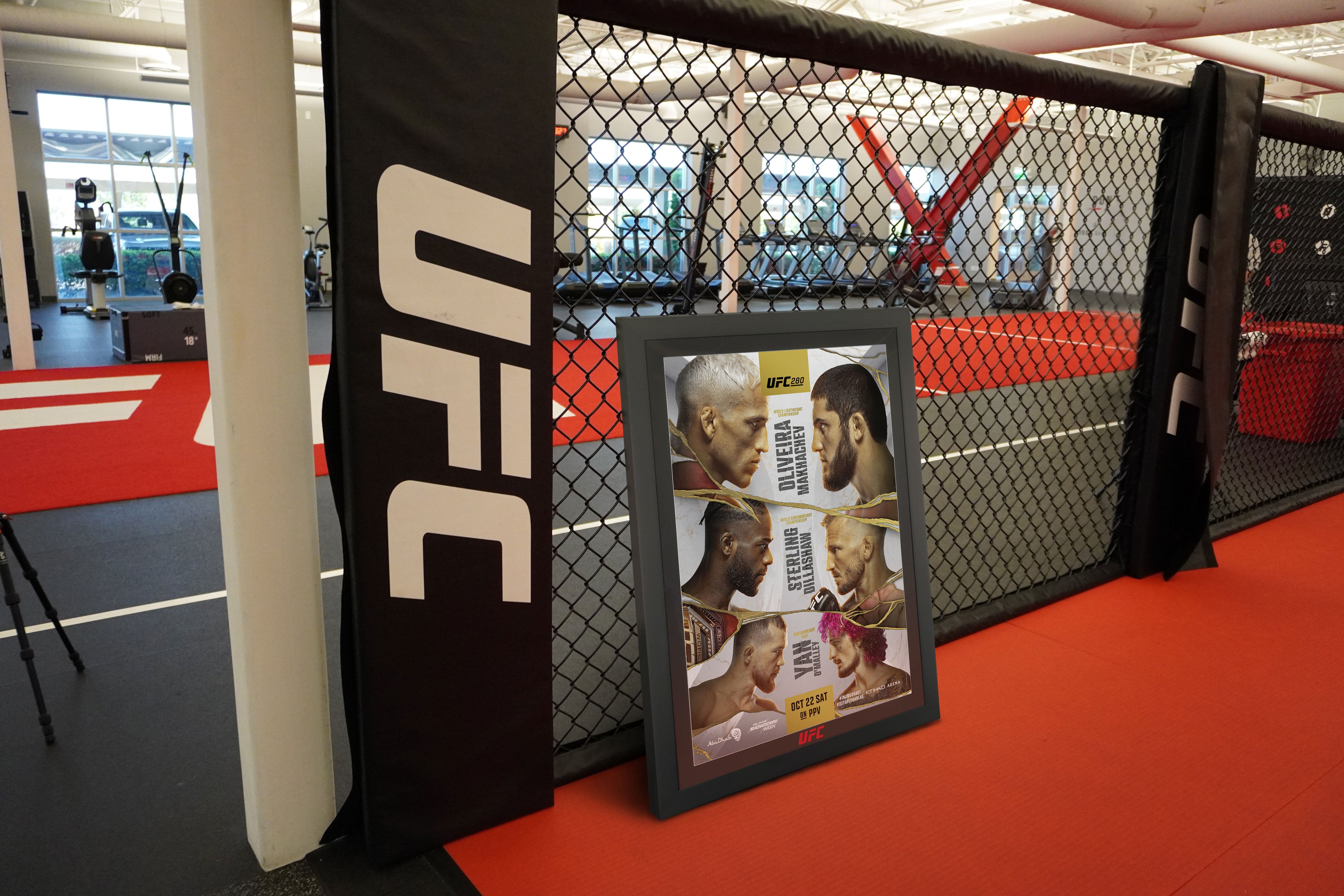 UFC 280: Oliveira vs Makhachev Autographed Poster
