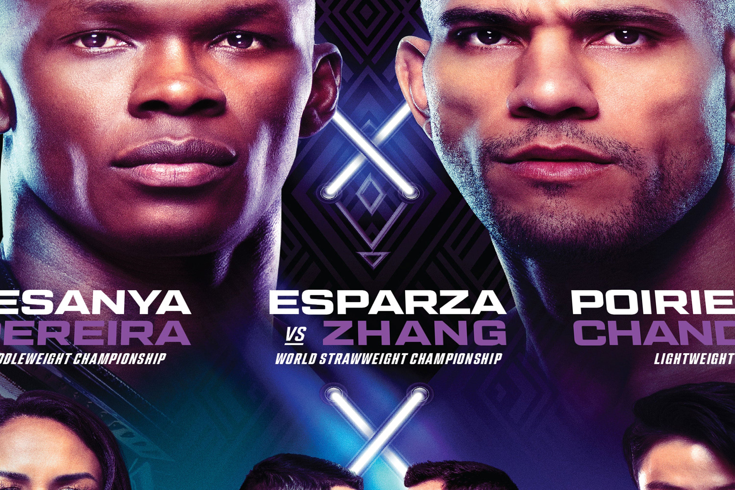 UFC 281: Adesanya vs Pereira Autographed Event Poster