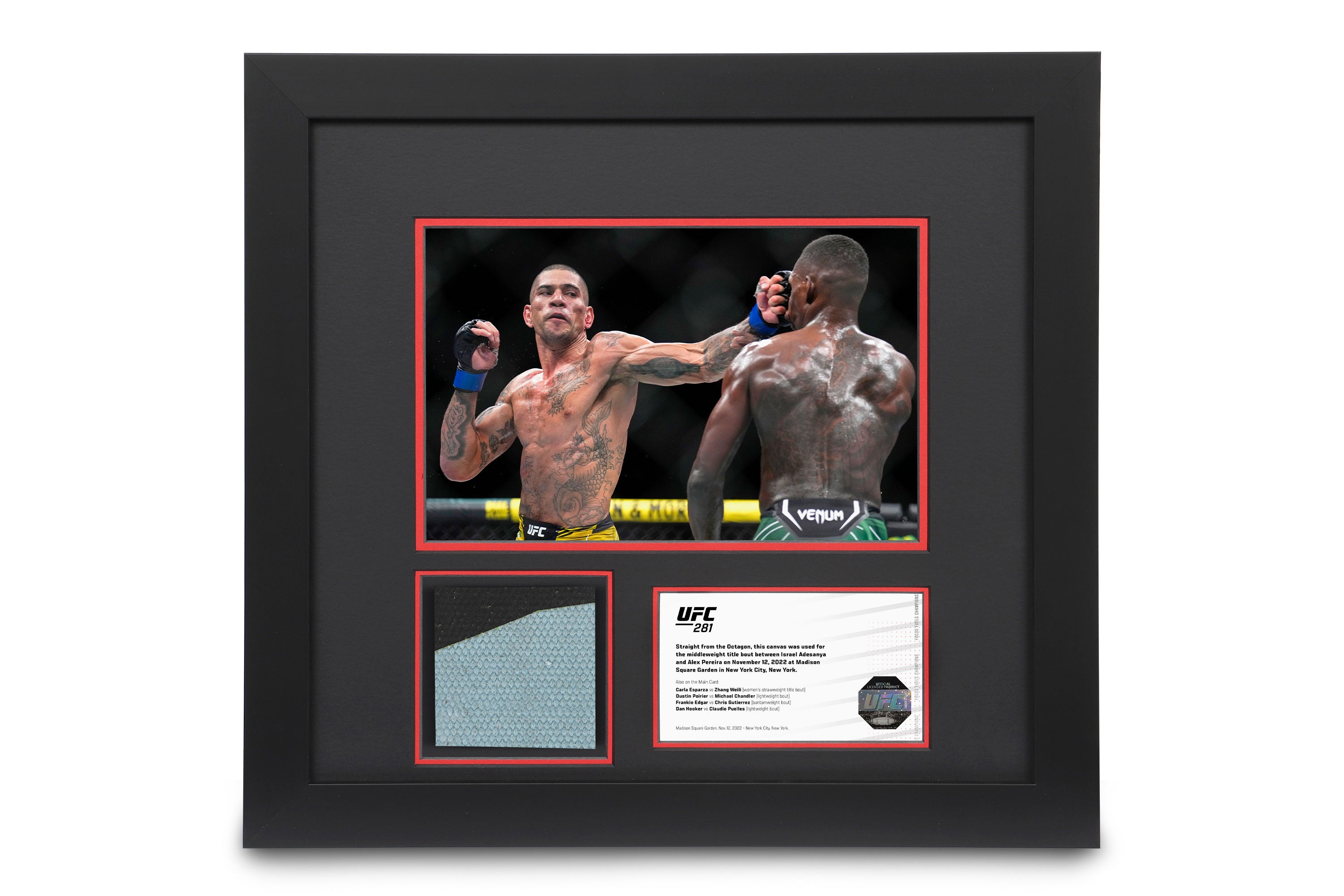 UFC 281 Adesanya vs Pereira Canvas and Photo UFC Collectibles