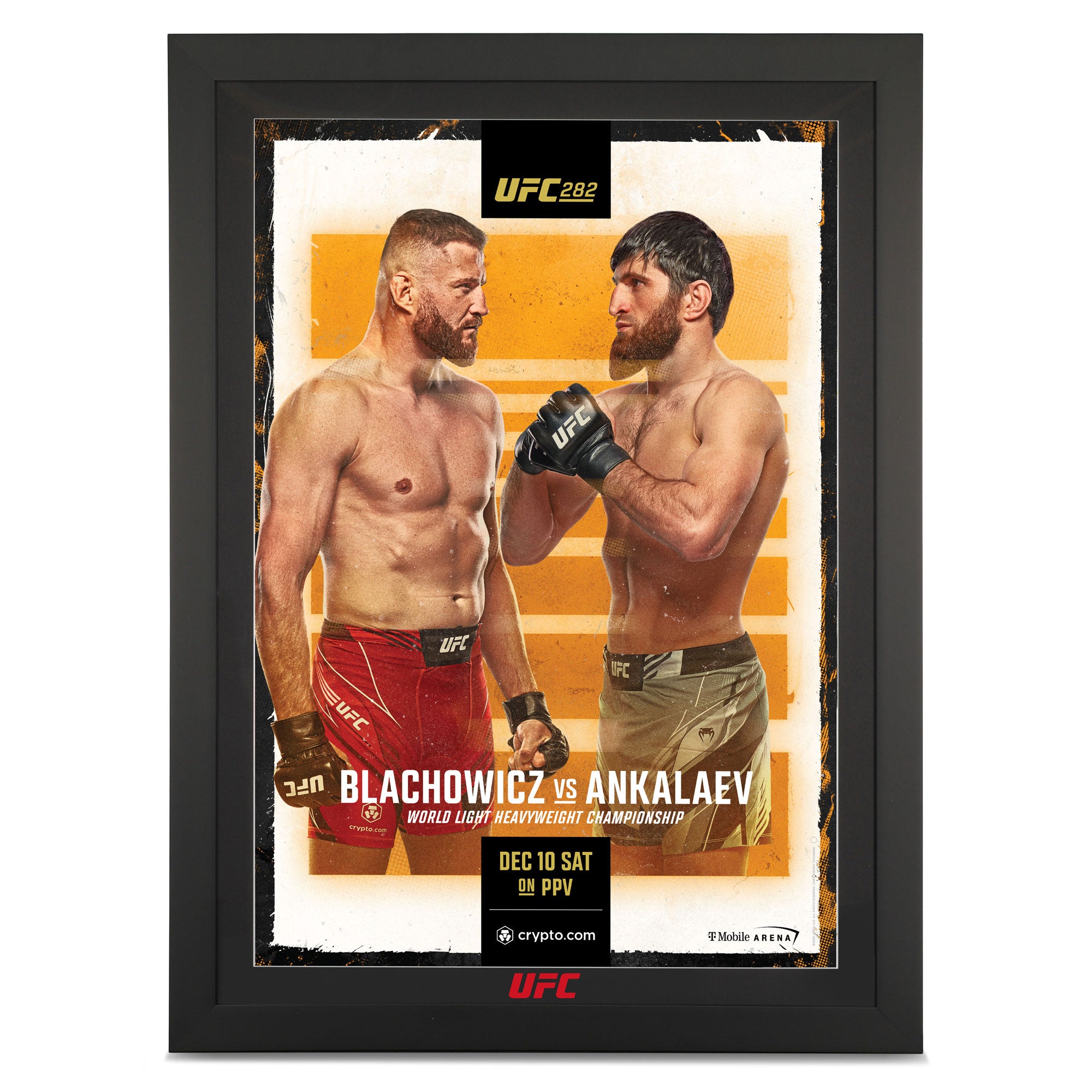 UFC 282: Błachowicz vs Ankalaev Autographed Event Poster