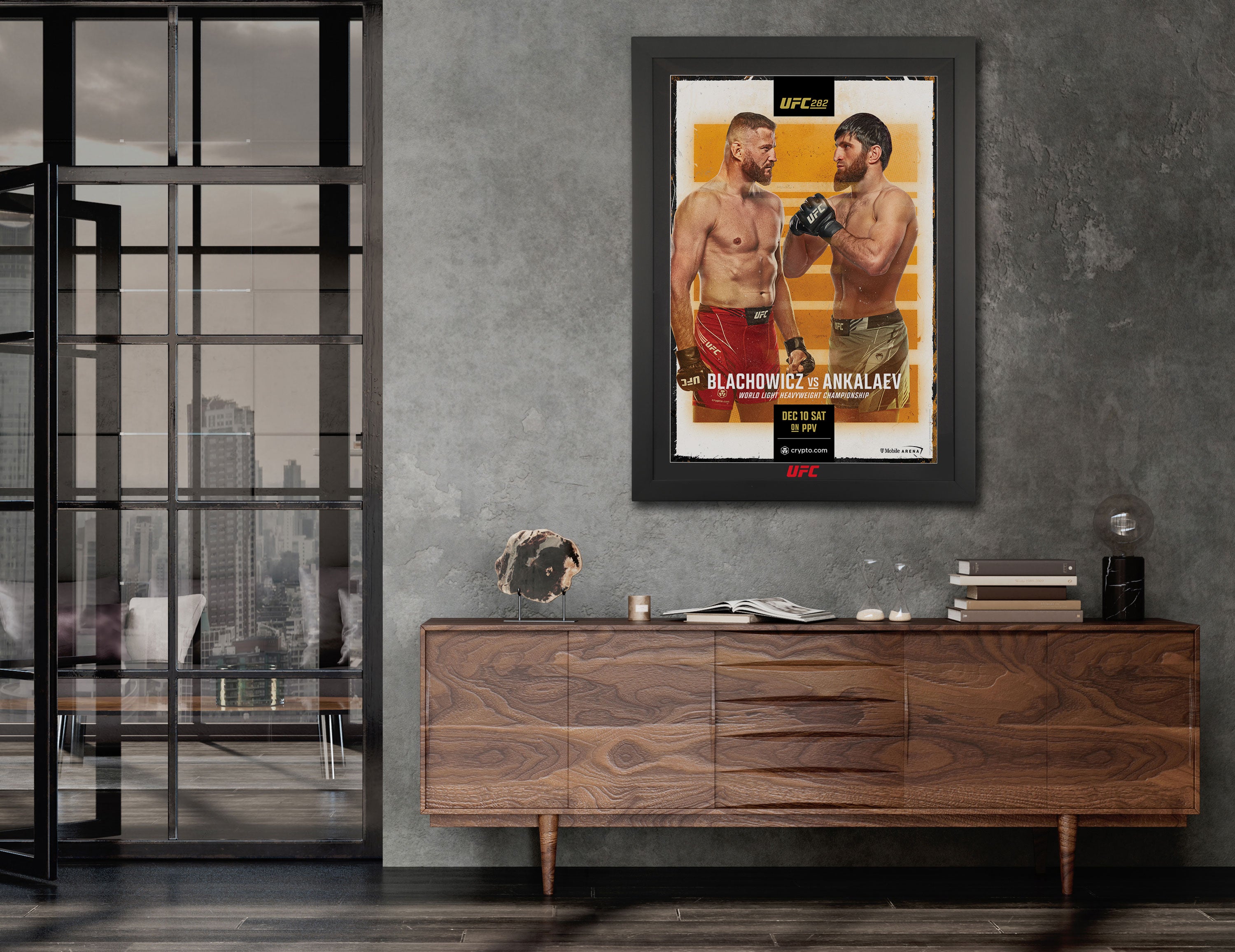 UFC 282: Błachowicz vs Ankalaev Autographed Event Poster