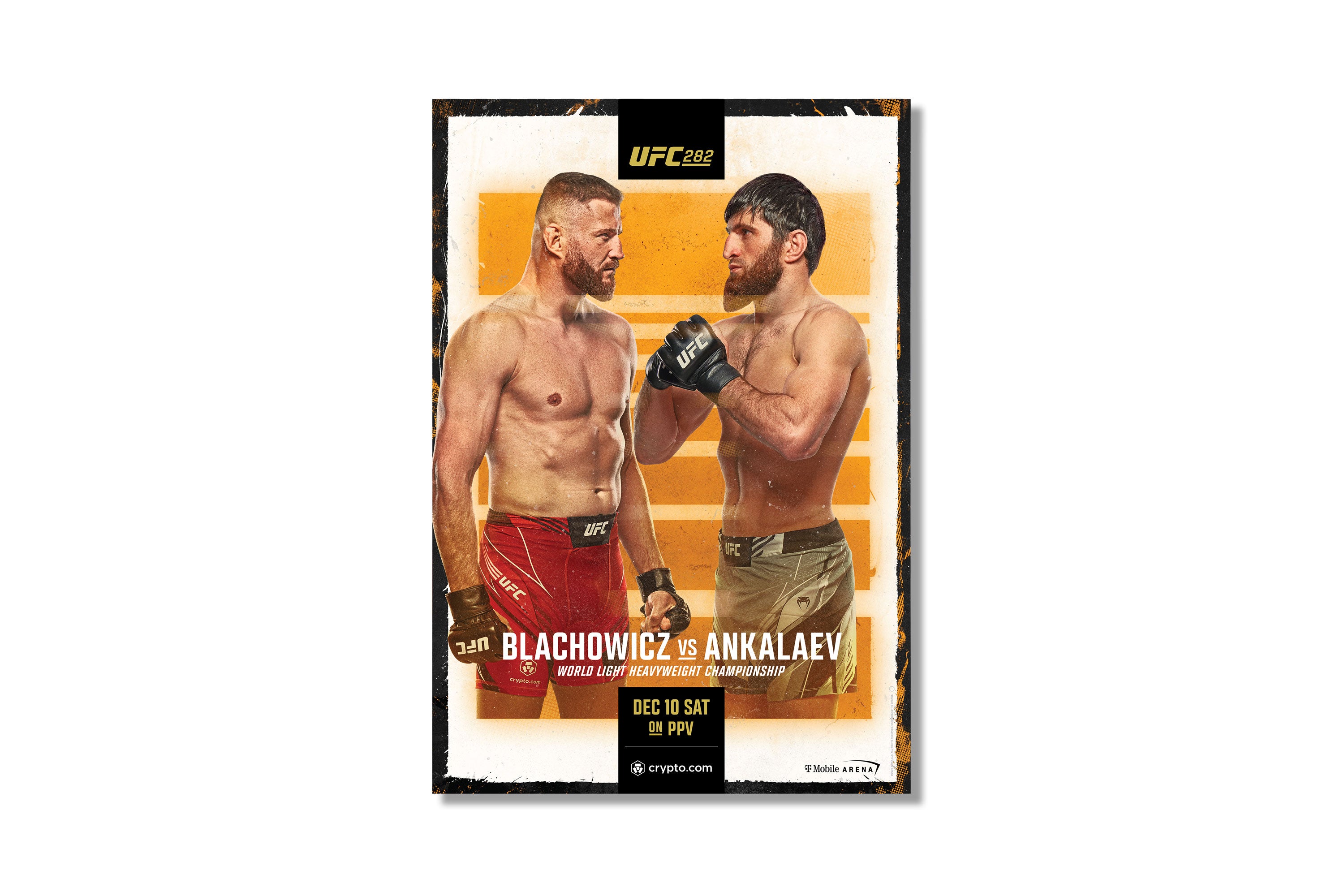 UFC 282: Błachowicz vs Ankalaev Autographed Event Poster