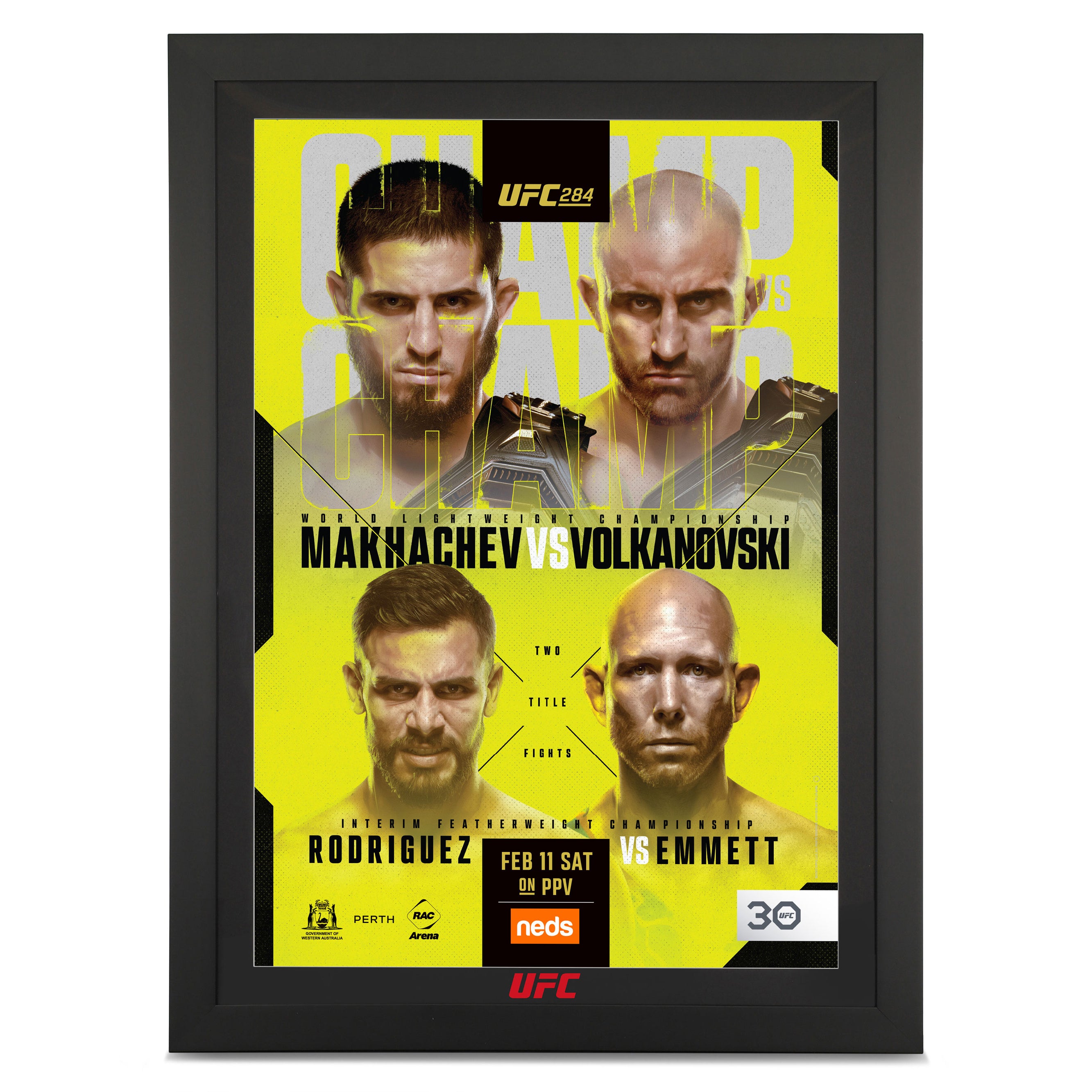 UFC 284 Poster