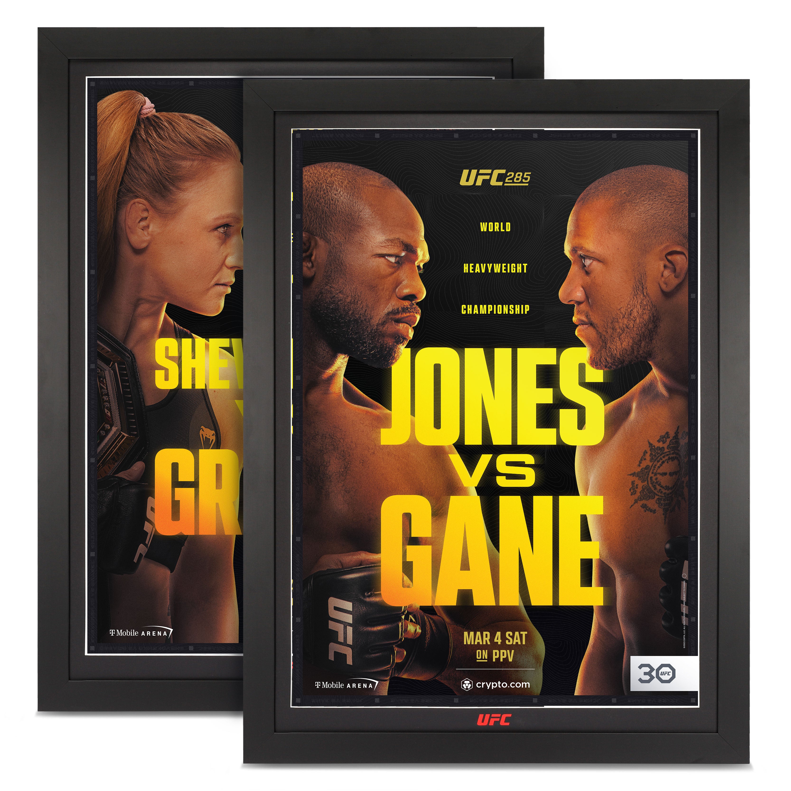 UFC 285 Jones vs Gane Autographed Event Poster UFC Collectibles