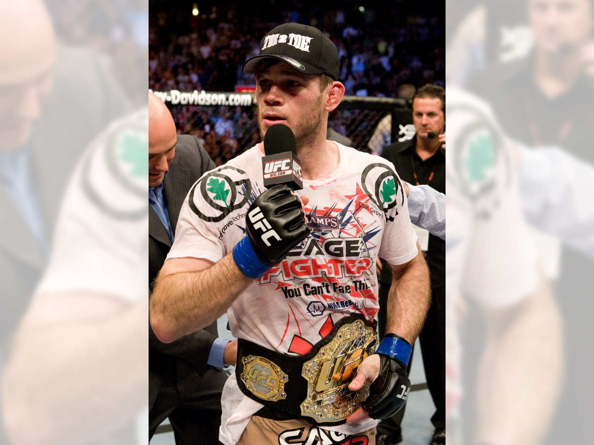 Forrest Griffin Signed UFC Replica Classic Championship Belt