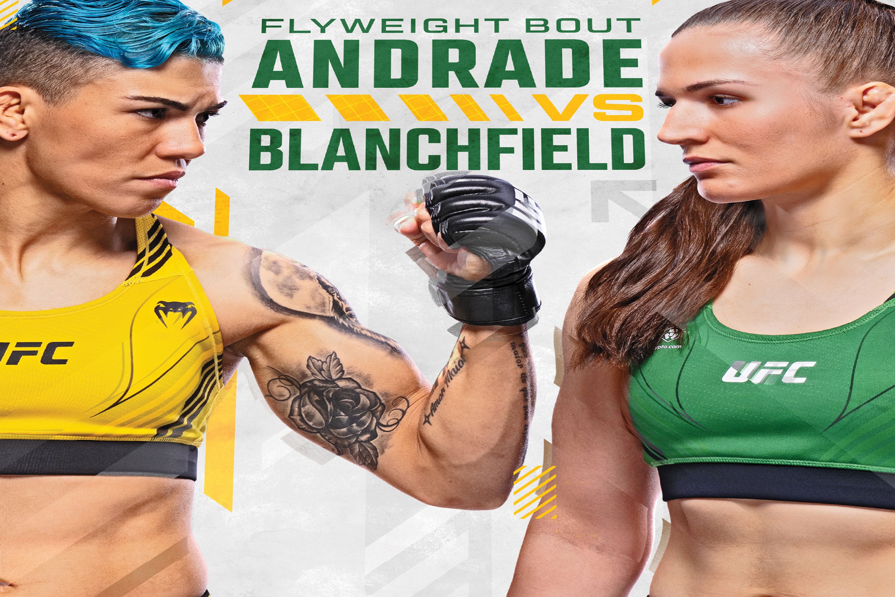 UFC Fight Night: Andrade vs Blanchfield Autographed Event Poster