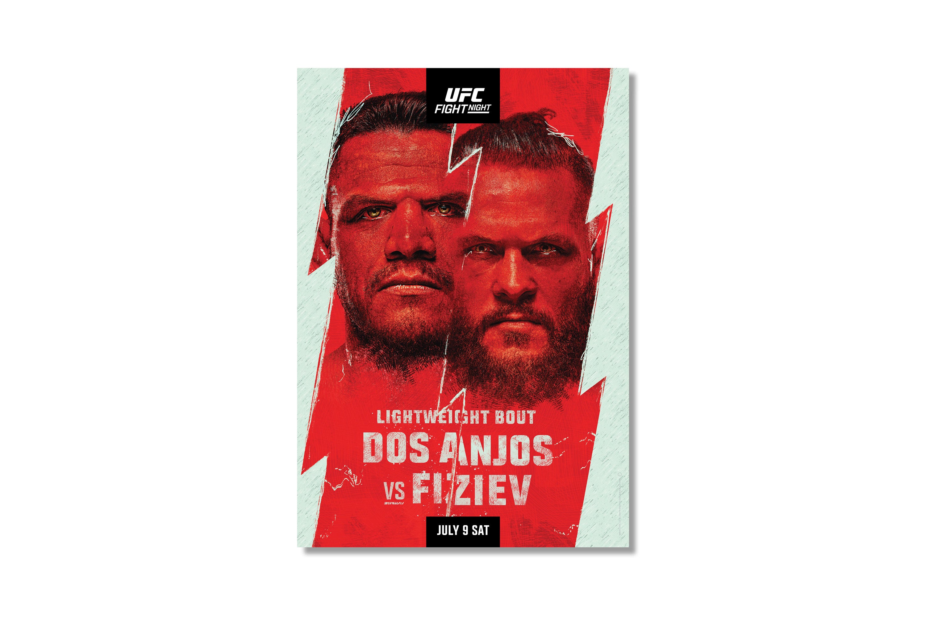 UFC Fight Night Dos Anjos vs Fiziev Poster