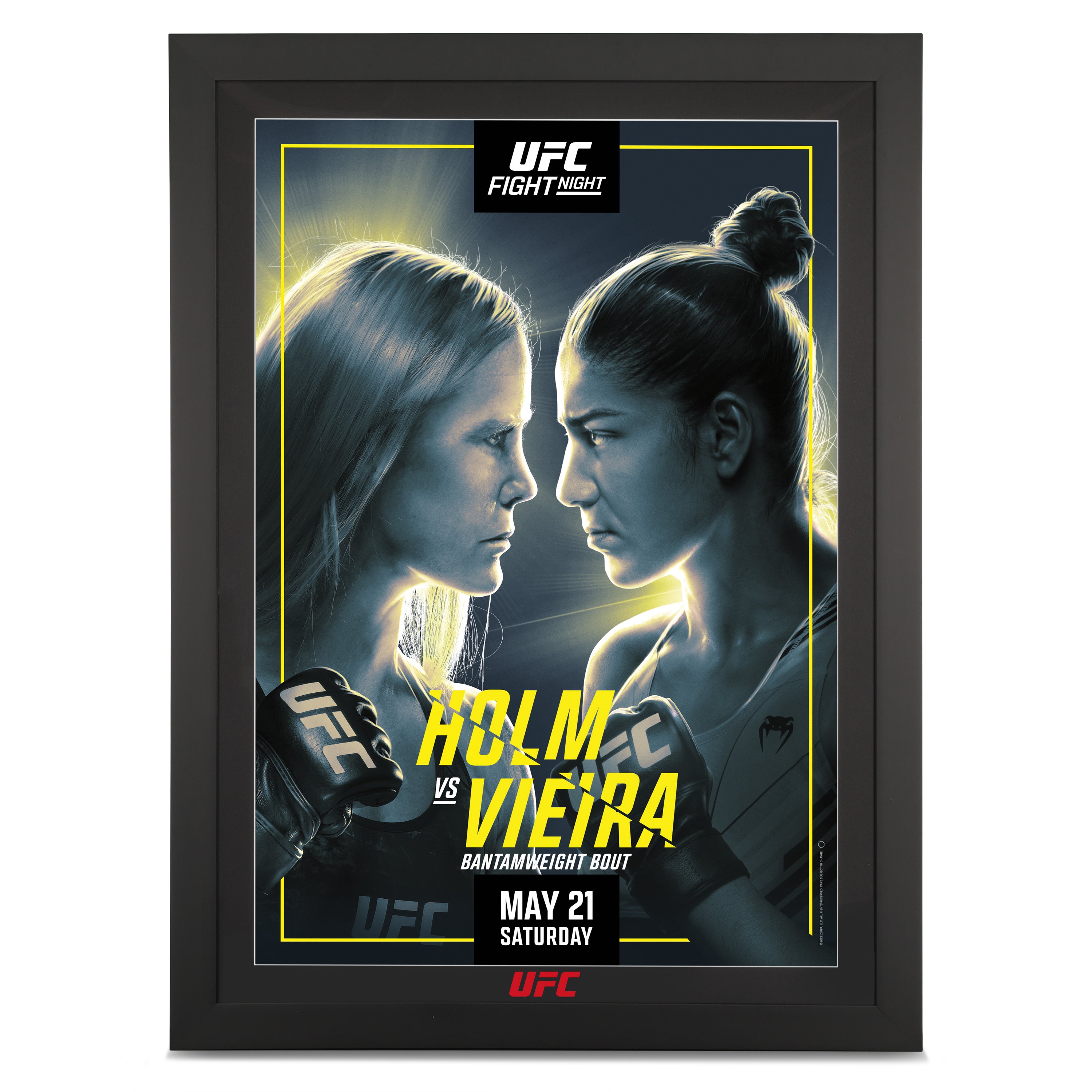 Holly Holm vs Ketlen Vieira signed poster
