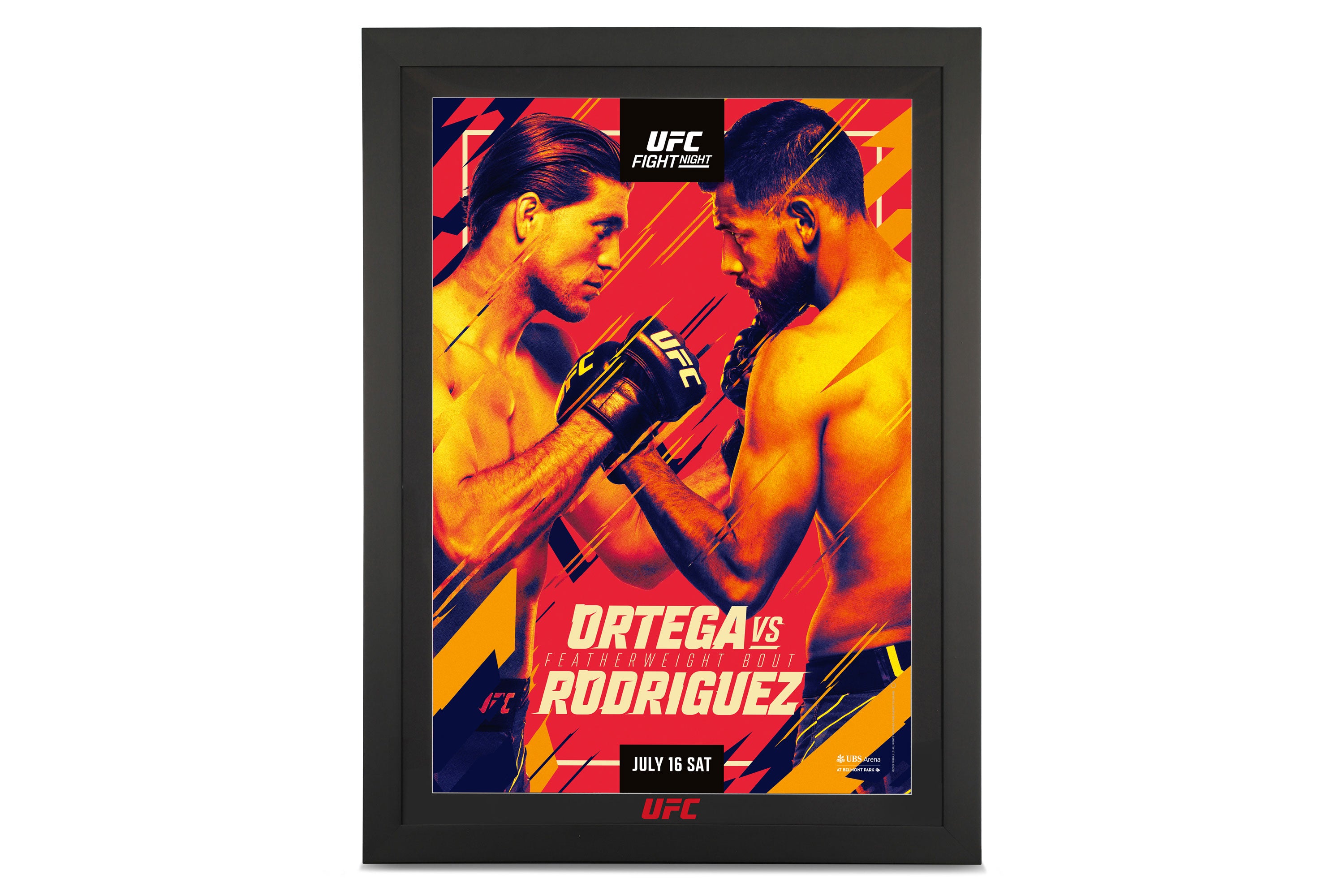 Event poster signed by Ortega & Rodriguez