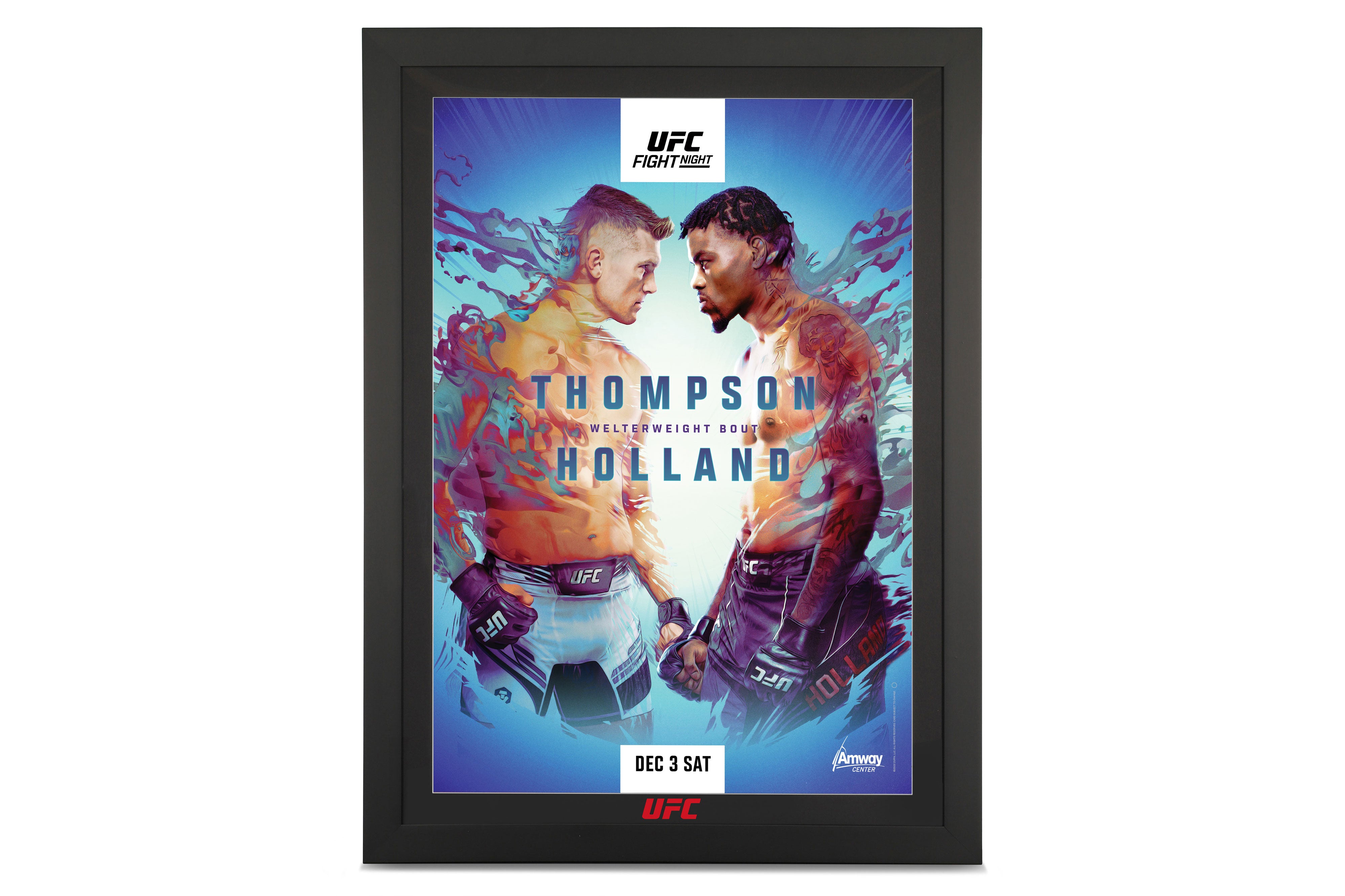 UFC Fight Night: Thompson vs Holland Autographed Event Poster